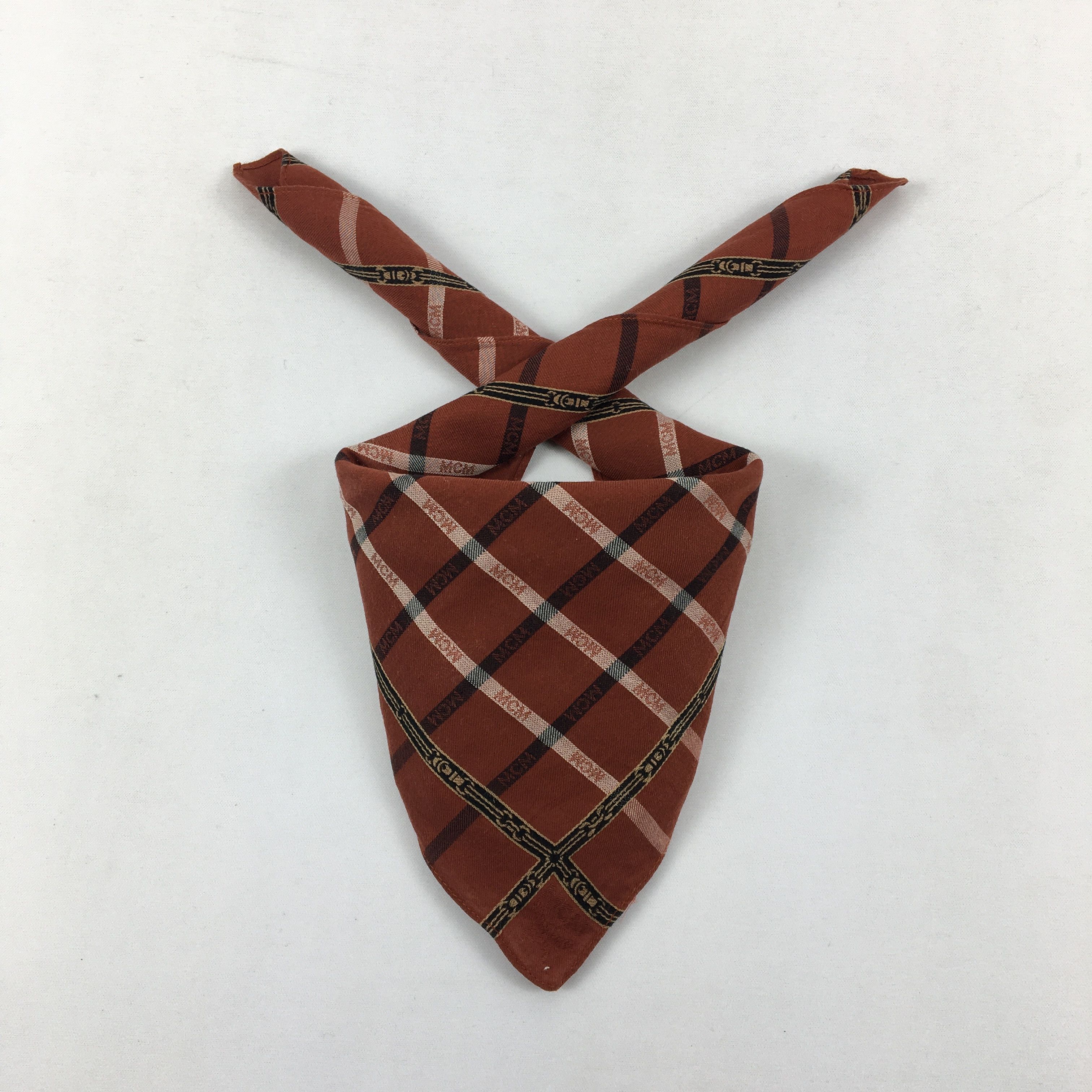 MCM Vintage Y2K MCM Handkerchief Bandana Pocket Square Bandana Size ONE SIZE - 1 Thumbnail