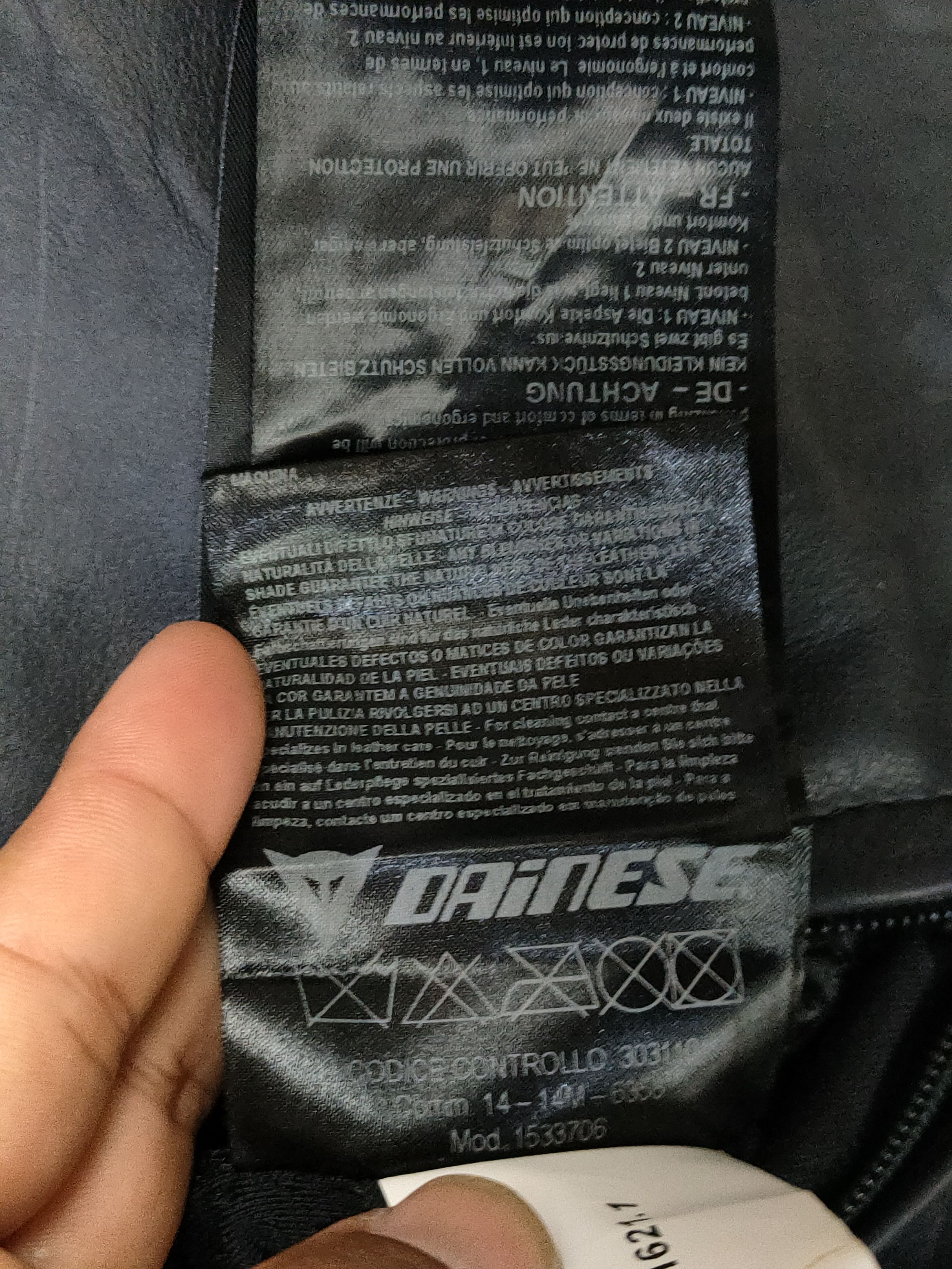 Dainese × Vintage Vintage Dainese Full Black Leather Rider Jacket Size US S / EU 44-46 / 1 - 3 Thumbnail