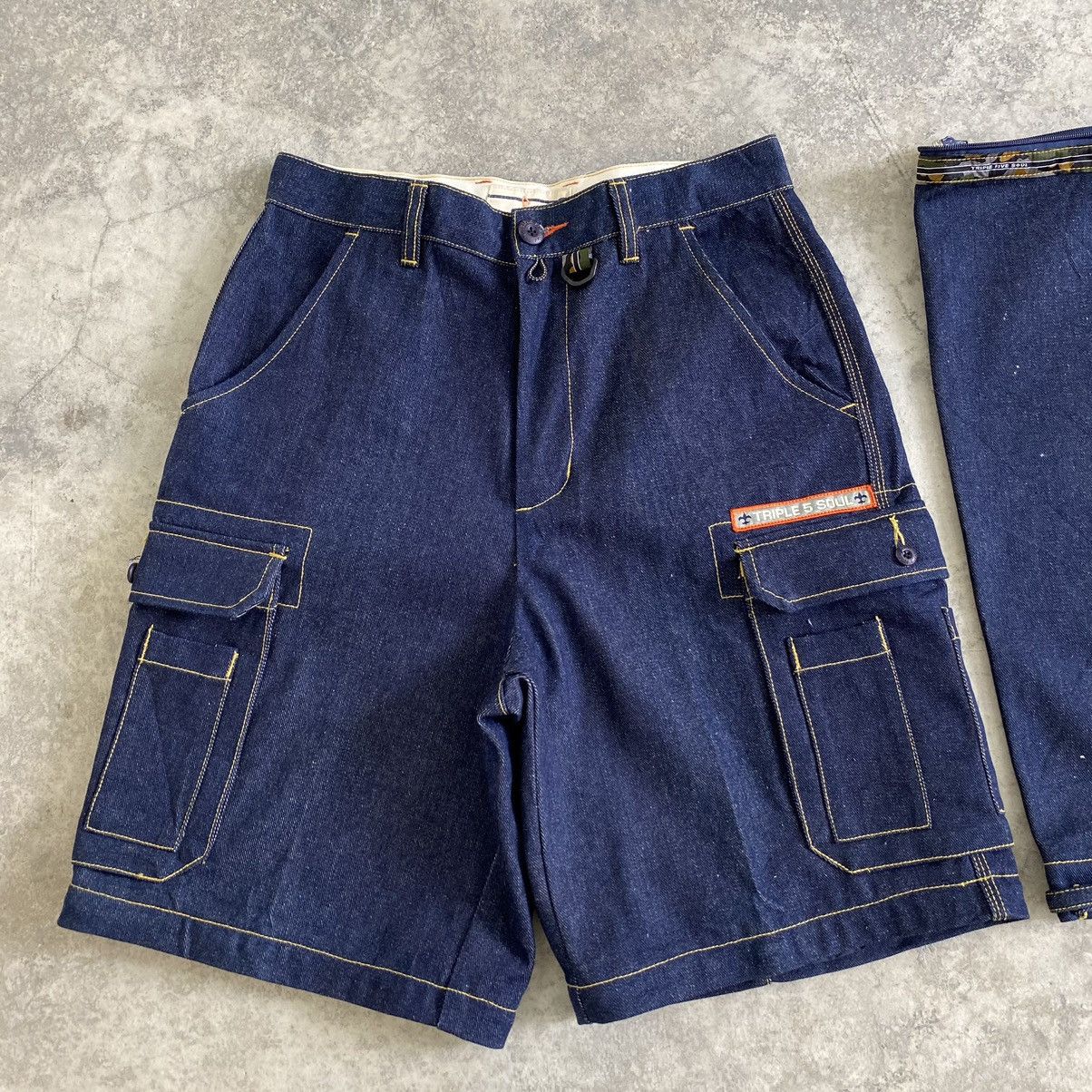 Triple 5 Soul VTG Y2K Triple 5 Soul Convertible Cargo Baggy Jeans Size US 30 / EU 46 - 19 Thumbnail