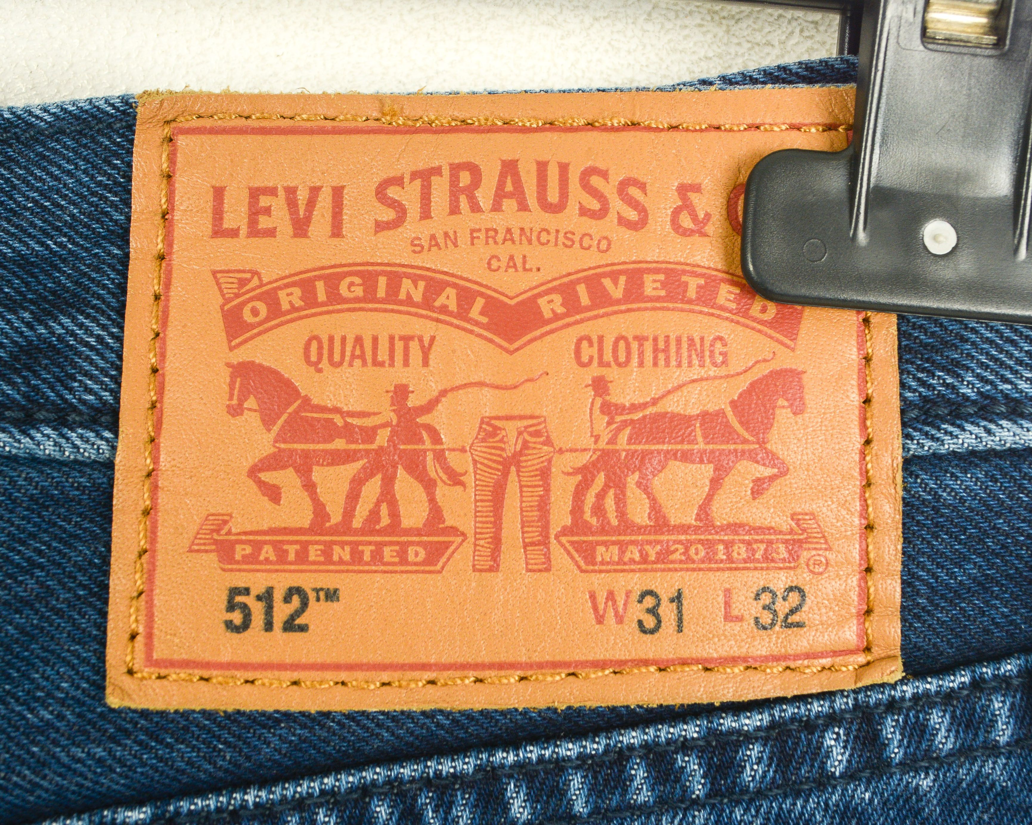 Levi's LEVI STRAUSS 512 W31 L32 Jeans Denim Pants Slim Tapered Size US 31 - 4 Thumbnail