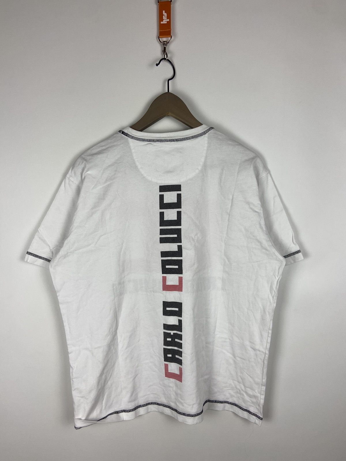 Carlo Colucci × Designer Carlo Colucci T-Shirt Big Logo Print Short Sleeve Men’s Size US M / EU 48-50 / 2 - 2 Thumbnail