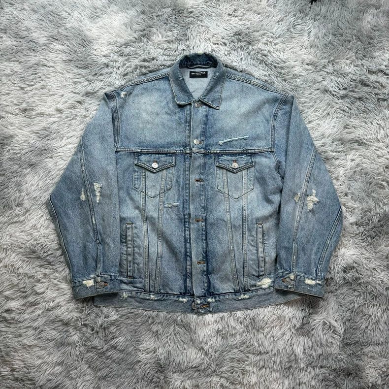 Balenciaga Balenciaga Waterfall denim jacket 2502-Nextarrow Size US XS / EU 42 / 0 - 1 Thumbnail