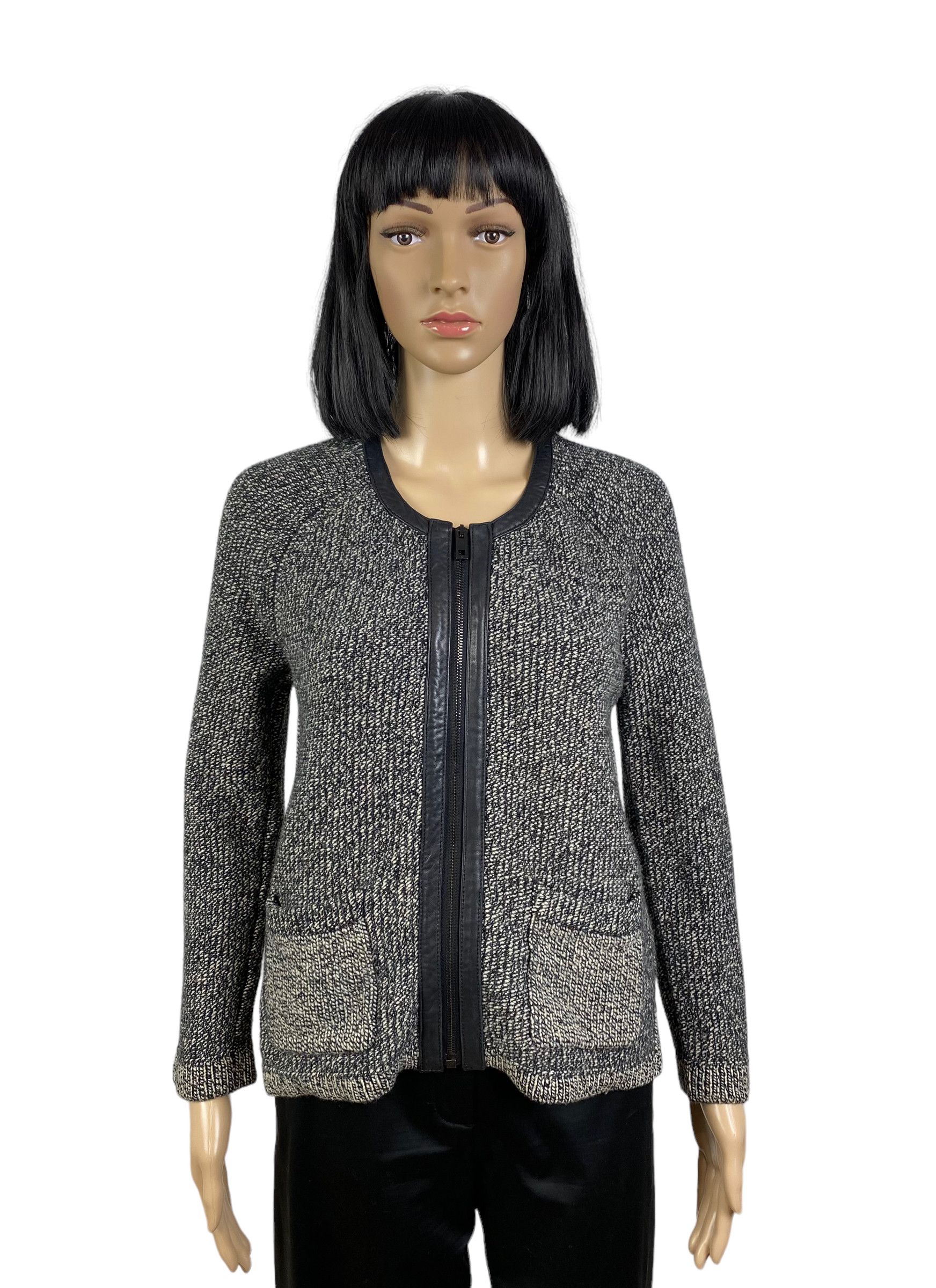 Rag & Bone Knit Wool-Nylon Jacket size S