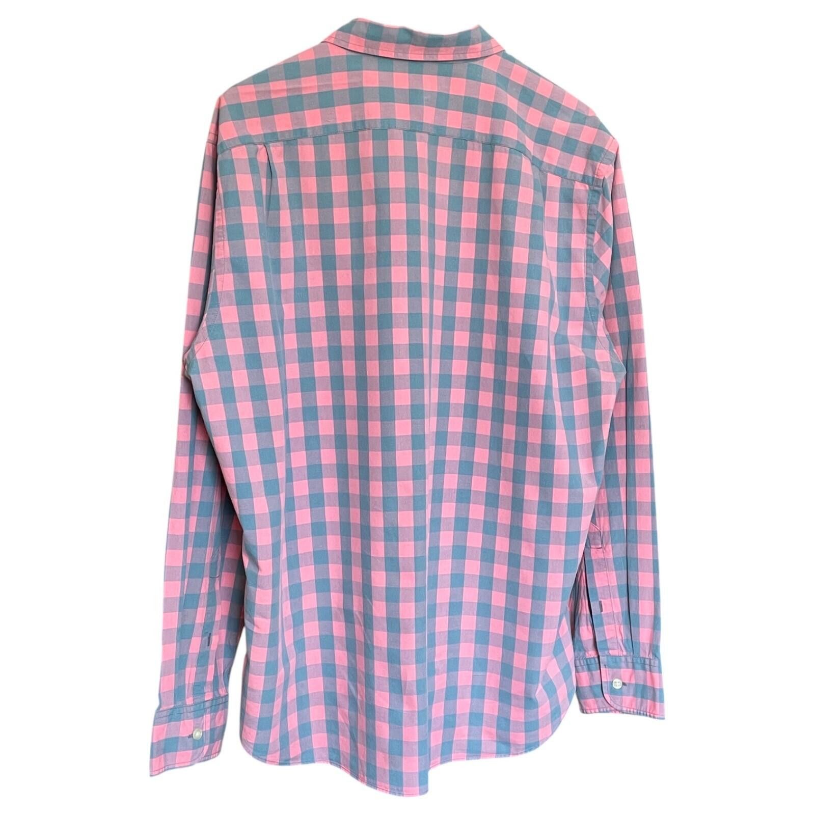 J.Crew J.Crew Men’s XL Orange Gray Check Button Down Shirt CLEAN! Size US XL / EU 56 / 4 - 2 Thumbnail