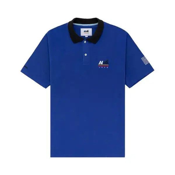 Aime Leon Dore o1mle0526 Pique Polo Shirt in Royal Blue Size US L / EU 52-54 / 3 - 1 Preview