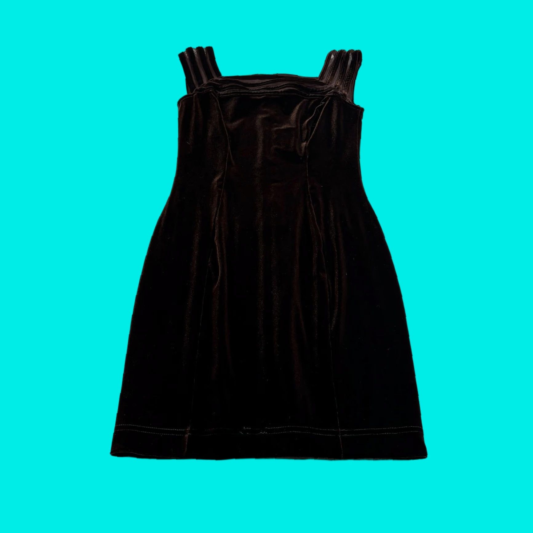 Tadashi Shoji VINTAGE Tadashi Shoji Dress Women Small Brown Velvet Sleeveless Cocktail USA Y2K Size S / US 4 / IT 40 - 1 Thumbnail