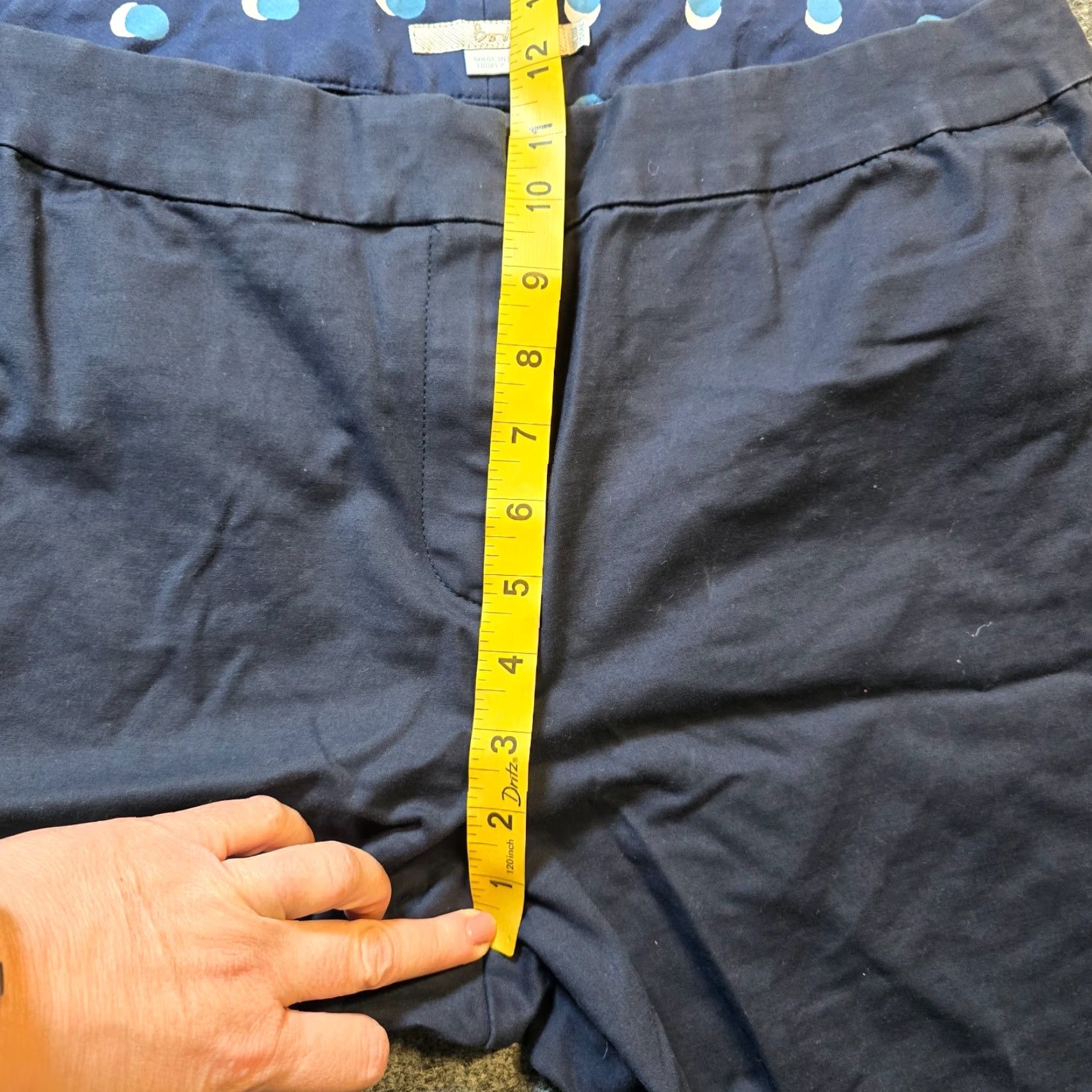 Boden Boden Pants Women Size 18 Long Blue Chino Pocket High Rise Casual Career Capsule Carded Preppy Straight Waist 35 in Plus Regular 32 in Inseam Womens Size 40" / US 18 - 7 Thumbnail