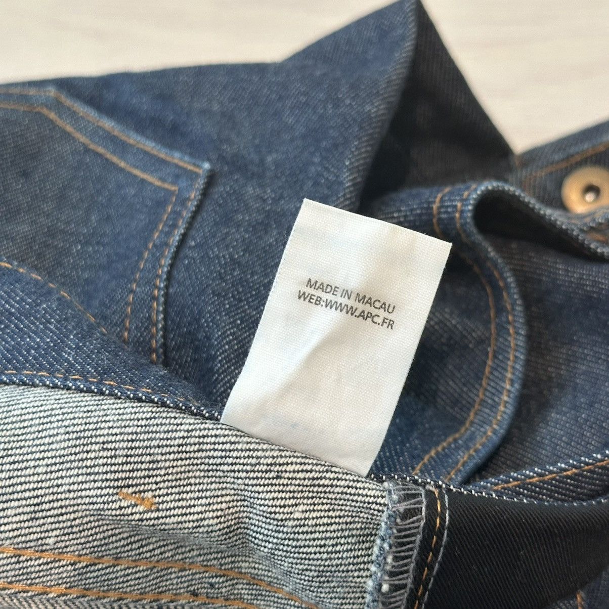 APC KANYE WEST SELVAGE DENIM JEANS, image size:1204x1204