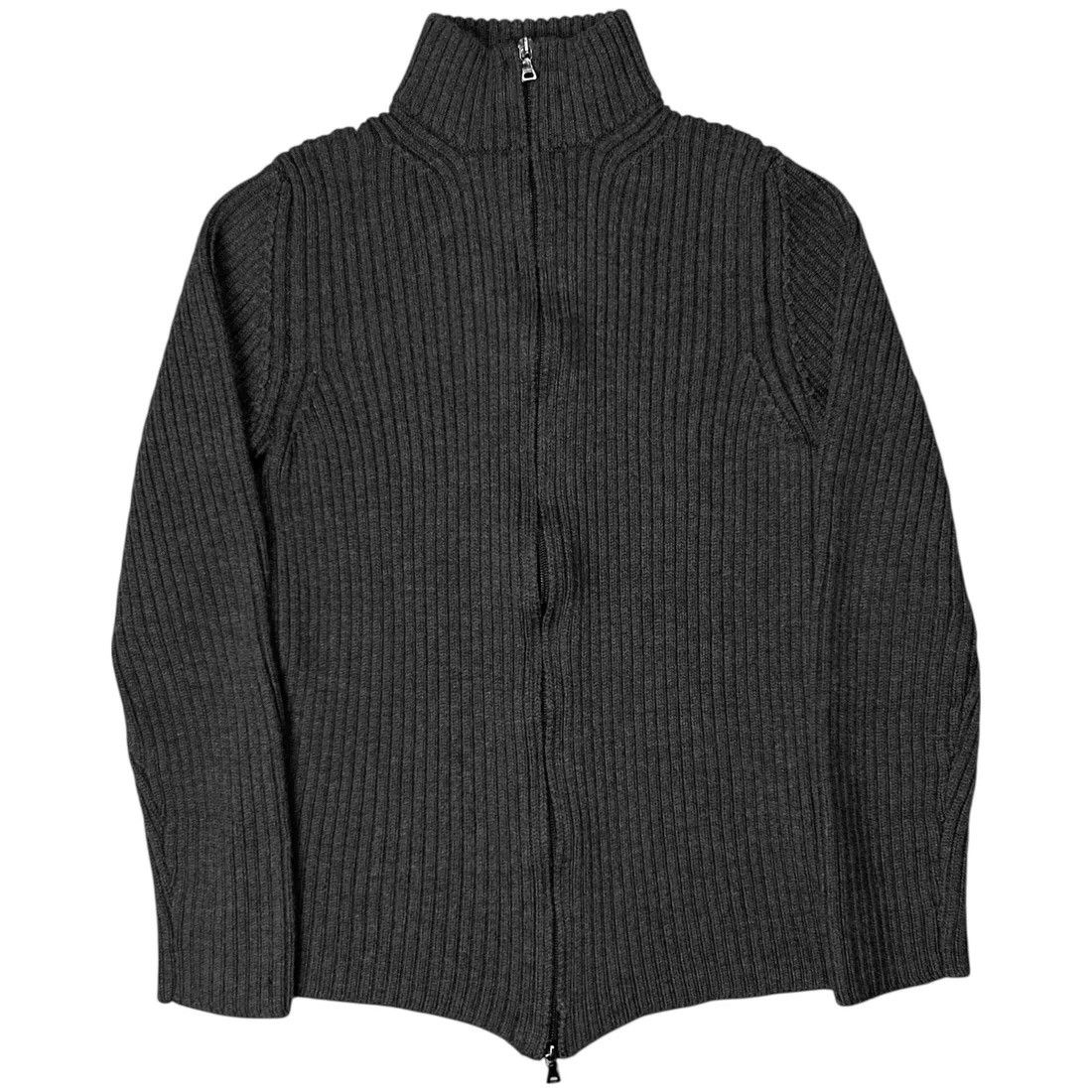 Prada Prada Ribbed Zip Knit Sweater Size US S / EU 44-46 / 1 - 1 Thumbnail
