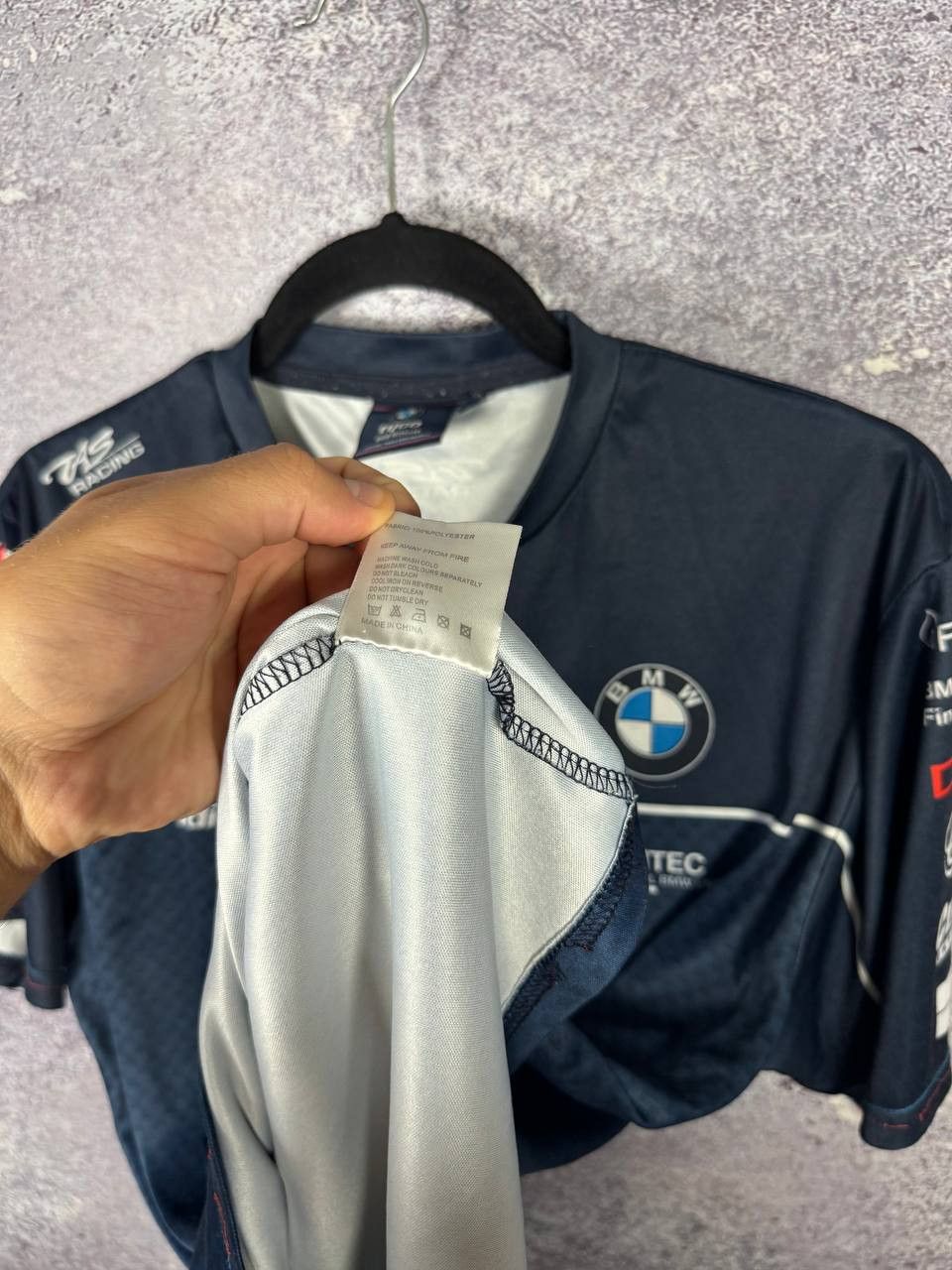 BMW BMW Tyco Motorrad Short Sleeve Jersey Motorsport Medium Size US M / EU 48-50 / 2 - 14 Thumbnail