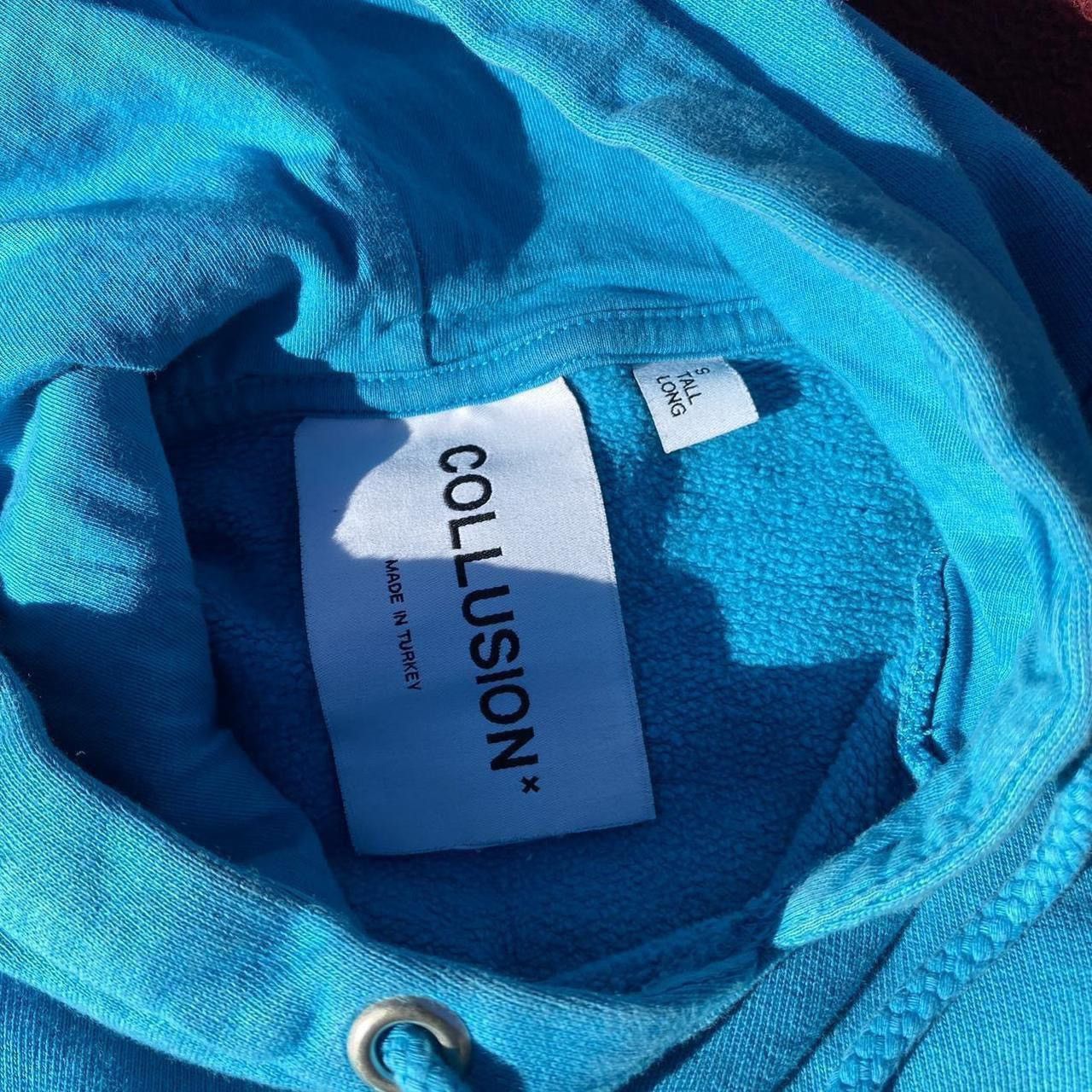 Other Collusion Hoodie Blue Graphic Japanese Harajuku Reality Size US S / EU 44-46 / 1 - 4 Thumbnail
