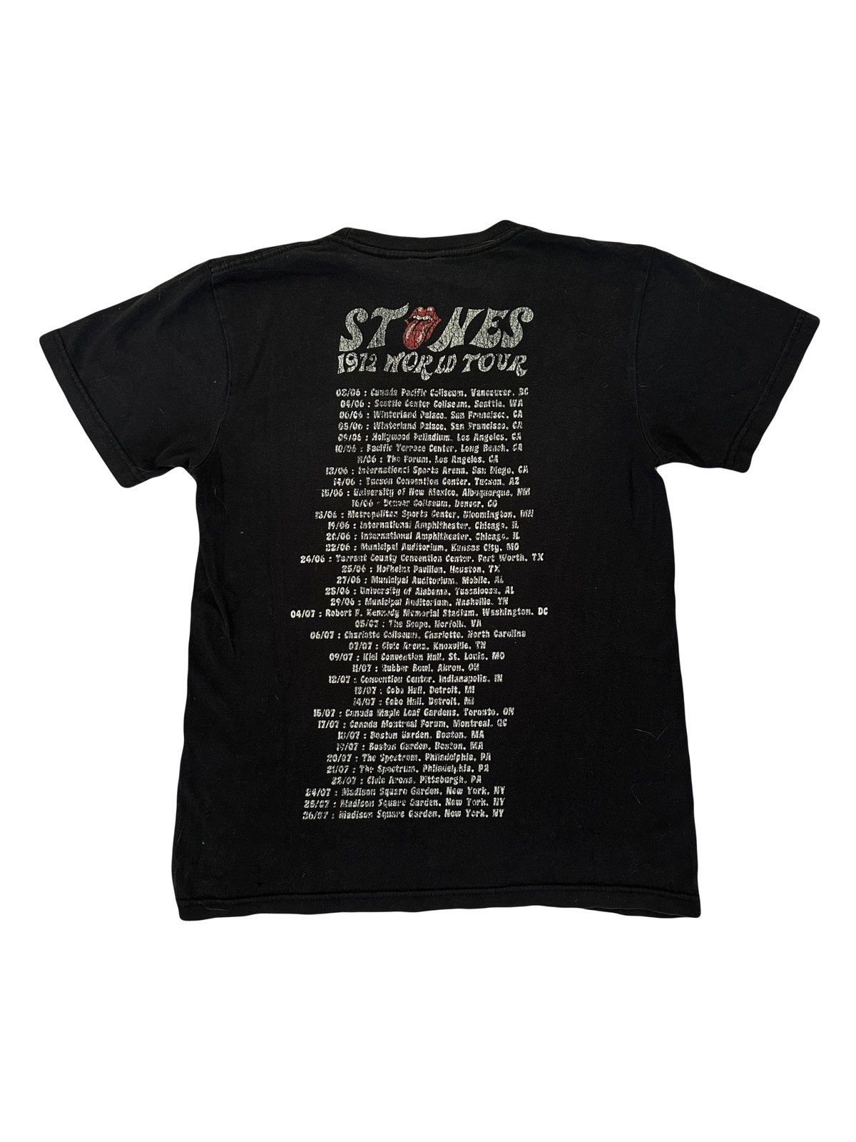 Band Tees × The Rolling Stones × Vintage Vintage The Rolling Stones World Tour 1972/2010 Tee Size US S / EU 44-46 / 1 - 2 Thumbnail