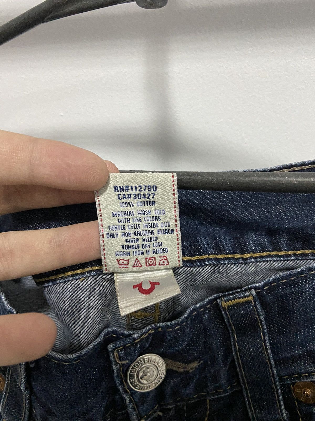 True Religion × Vintage True Religion straight jeans Pants Selvedge Vintage Size US 38 / EU 54 - 6 Thumbnail