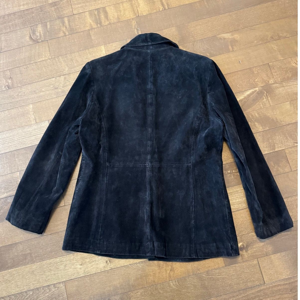 Vintage Vintage Siena chocolate suede jacket two button closing L Size L / US 10 / IT 46 - 14 Thumbnail