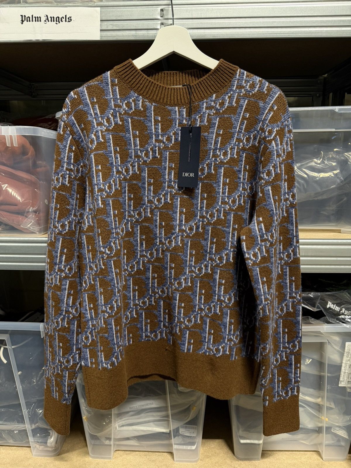 Dior Dior Oblique Jacquard Knitted Sweater RETAIL 1900$ Size US S / EU 44-46 / 1 - 1 Thumbnail