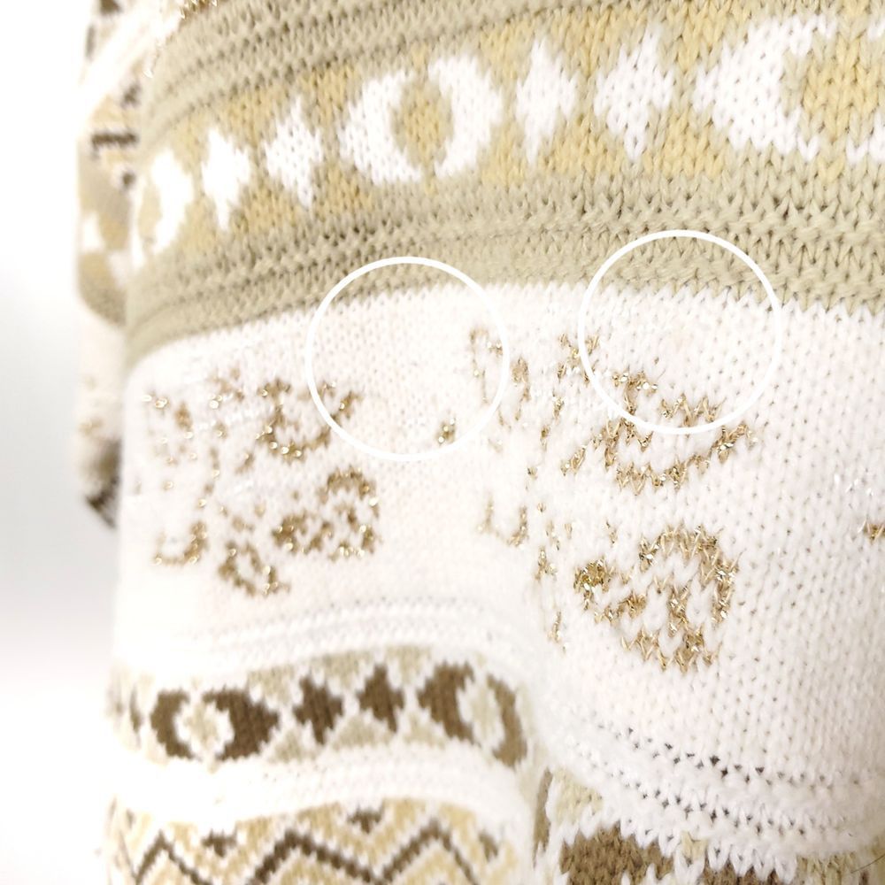 Other Vintage Comfy Neutral Grandma Sweater Ski Winter XL-XXL Size XL / US 12-14 / IT 48-50 - 8 Thumbnail