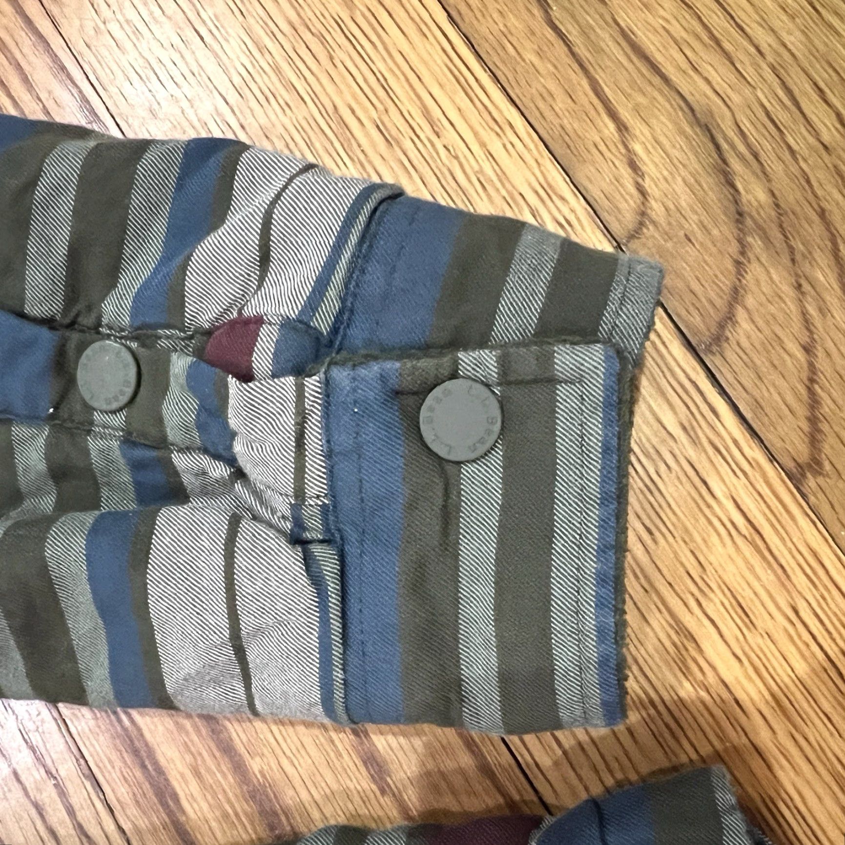 Vintage VINTAGE L.L. BEAN Women's Flannel Shirt Size M Long Sleeve Casual Outdoor 90s Stripe Size M / US 6-8 / IT 42-44 - 4 Thumbnail