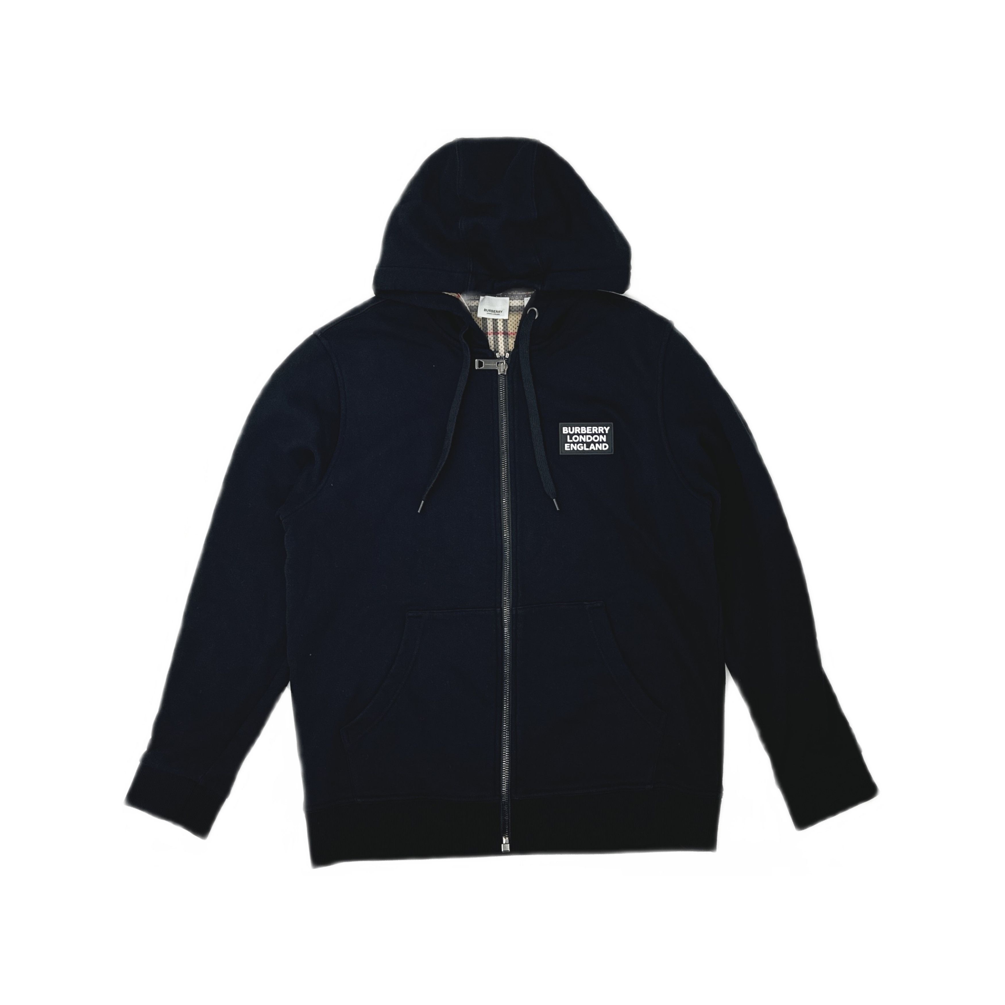 Burberry Burberry Logo Patch Zip Up Hoodie Size M Size US M / EU 48-50 / 2 - 1 Thumbnail