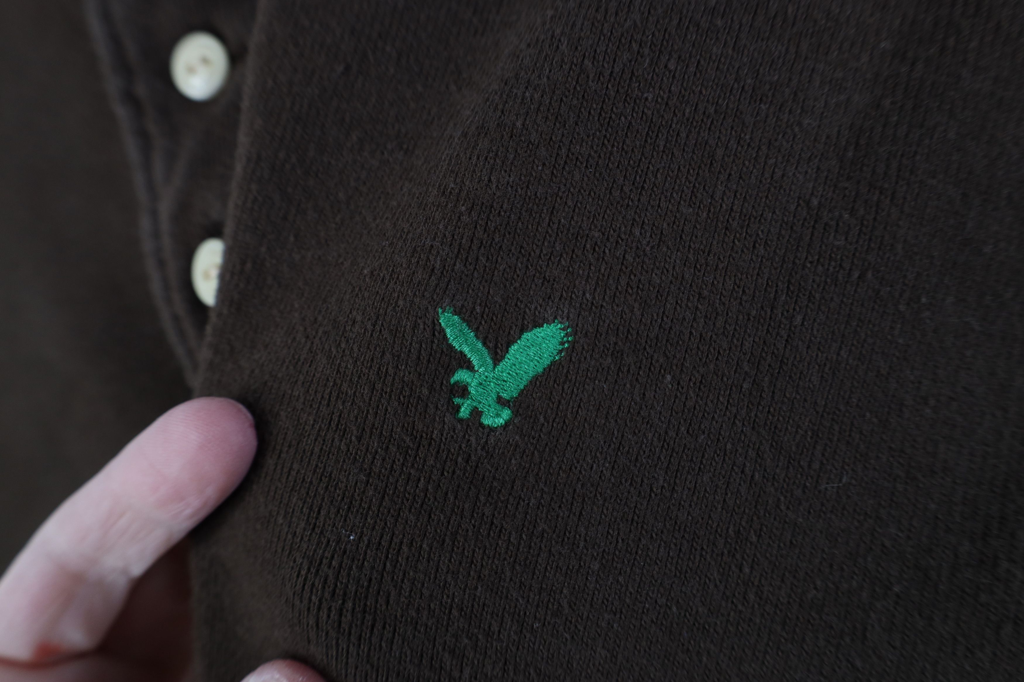 American Eagle Outfitters Vintage 90s Y2K American Eagle Outfitters Henley T-Shirt Size US S / EU 44-46 / 1 - 4 Thumbnail