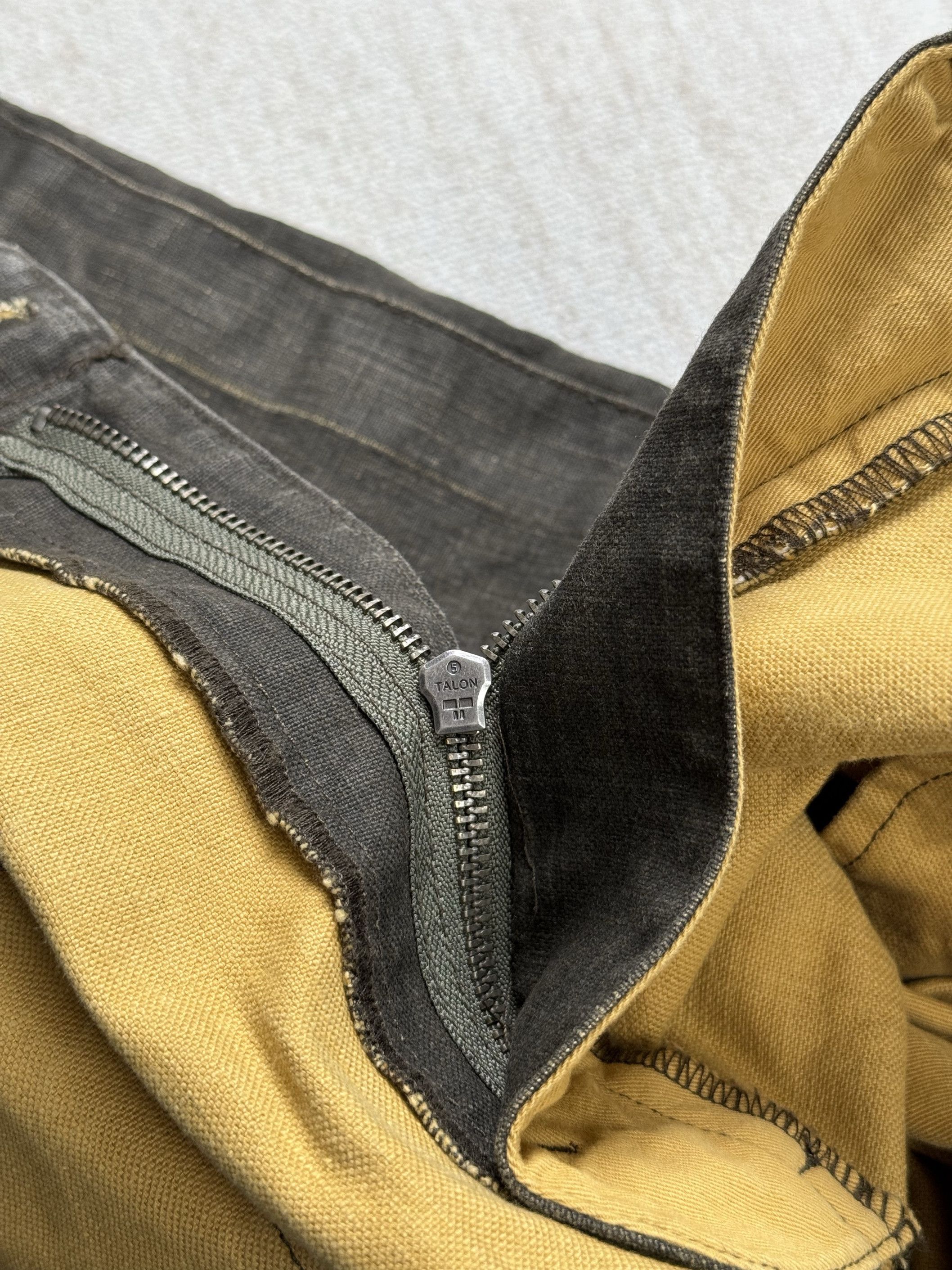 R13 UNWORN* R13 MARK MILITARY CARGO PANTS - BLACK CANVAS Size US 33 - 7 Thumbnail
