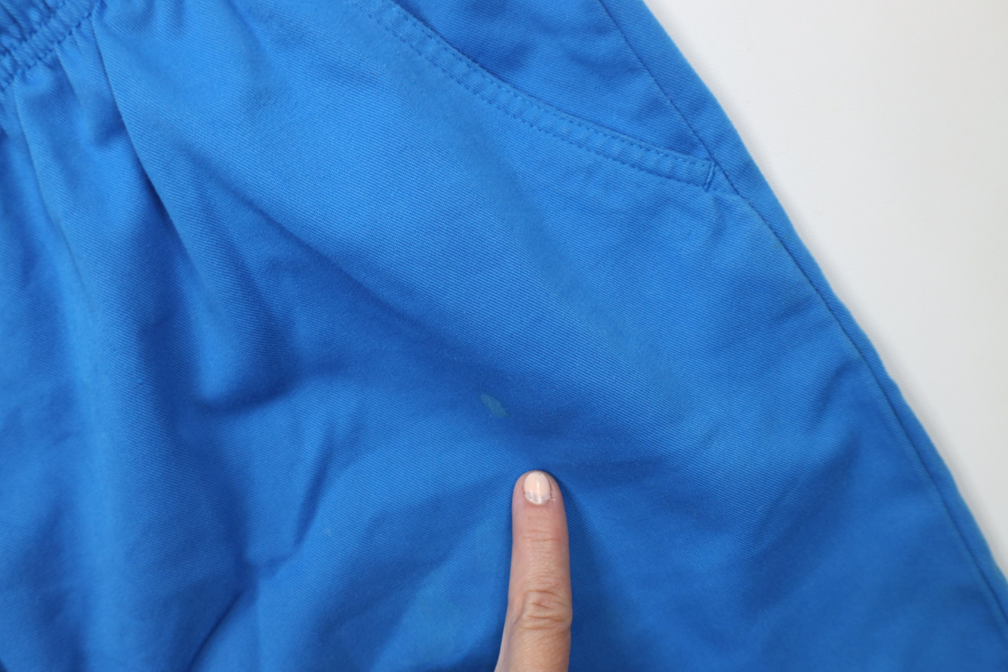 Vintage Vintage 90s Streetwear Blank Above Knee Shorts Blue Cotton Size US 36 / EU 52 - 7 Thumbnail