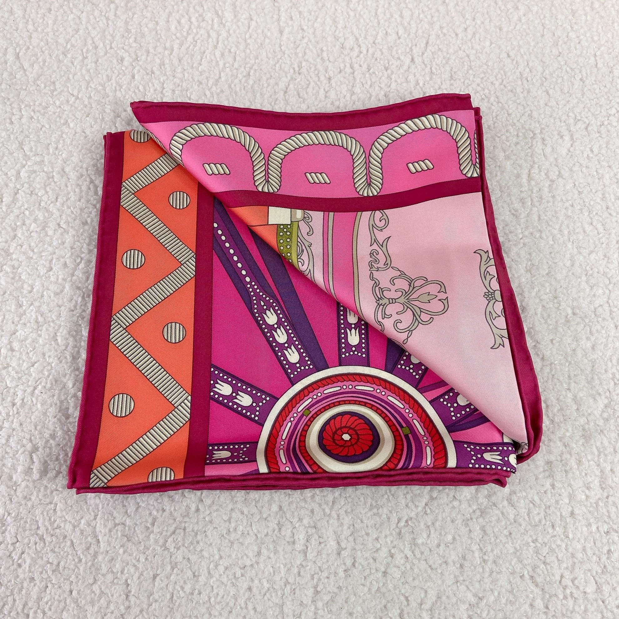 Hermes Hermes Silk Scarf 1077 Size ONE SIZE - 3 Thumbnail