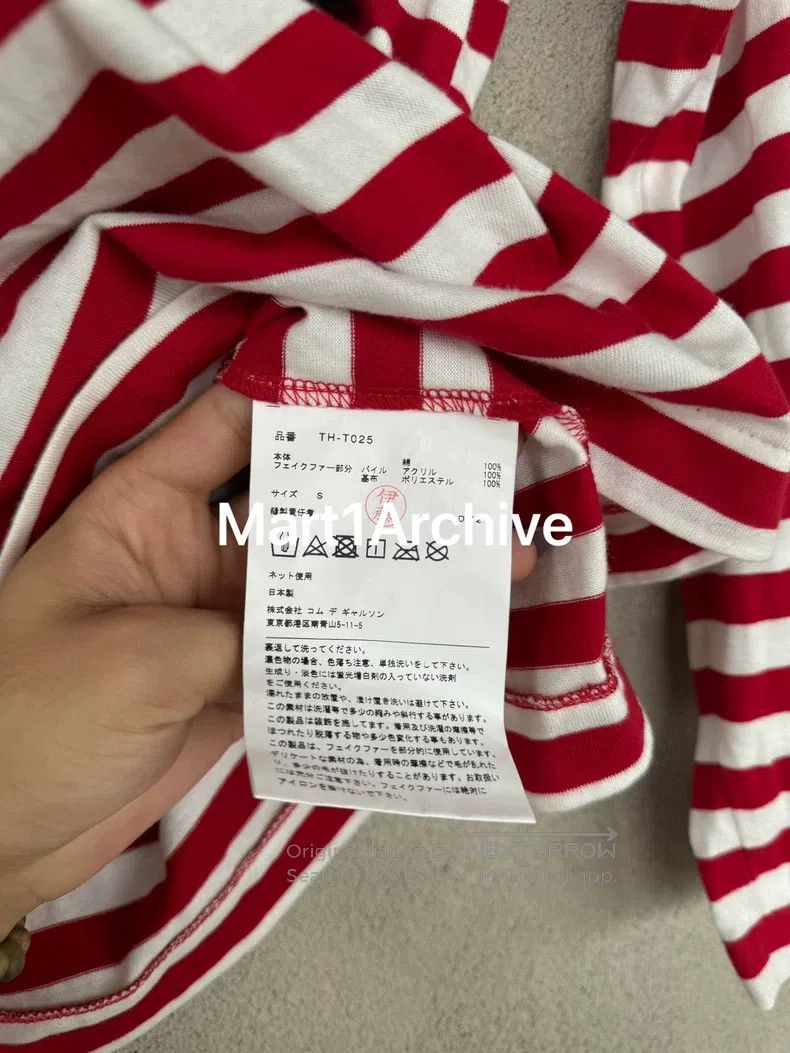 Comme des Garcons Comme des Garcons Furry Beaded Stripe Long Sleeve Size S / US 4 / IT 40 - 6 Thumbnail