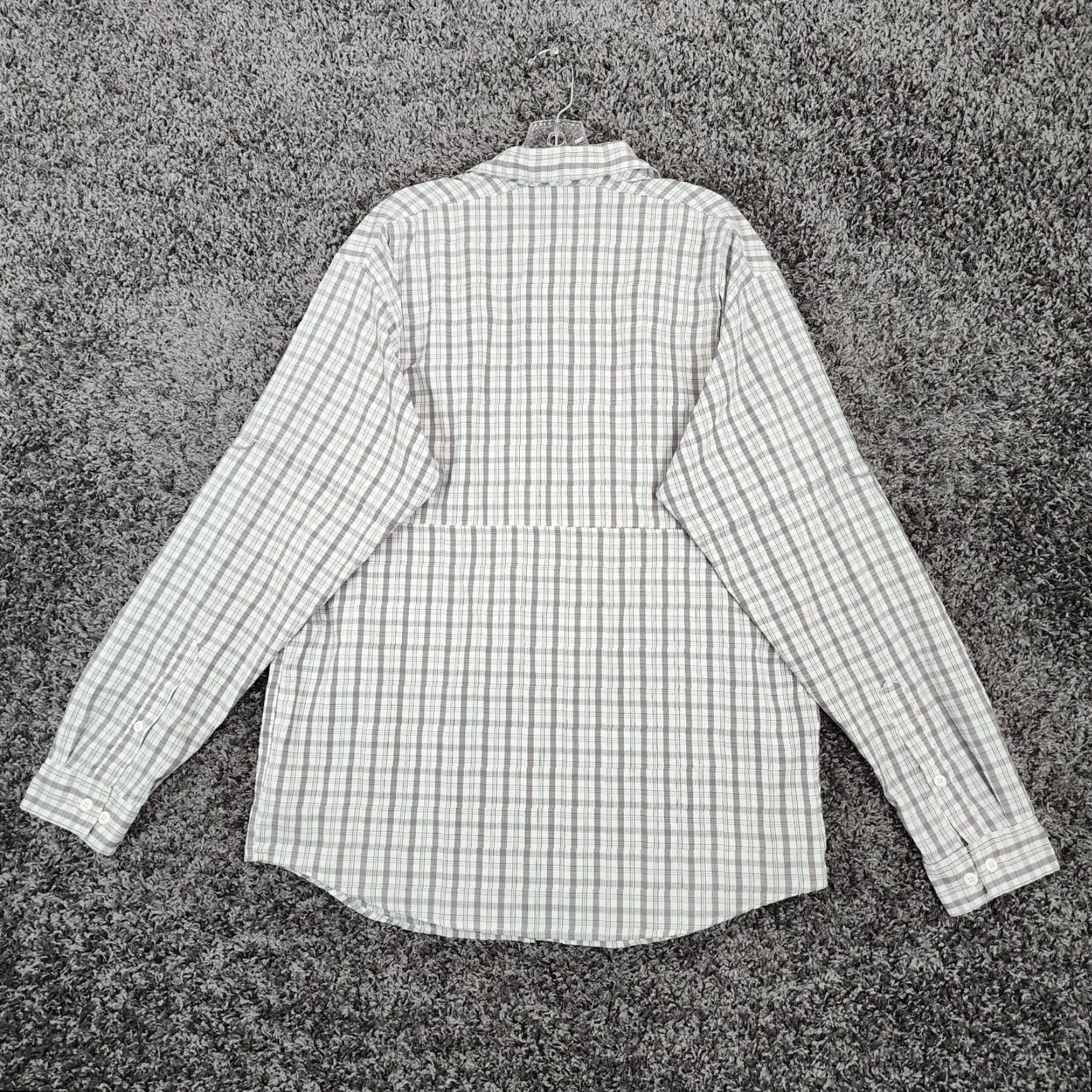 Vintage Columbia Button-Up Shirt L Mens Gray Plaid Lightweight Long Sleeve Size L Size US L / EU 52-54 / 3 - 5 Thumbnail