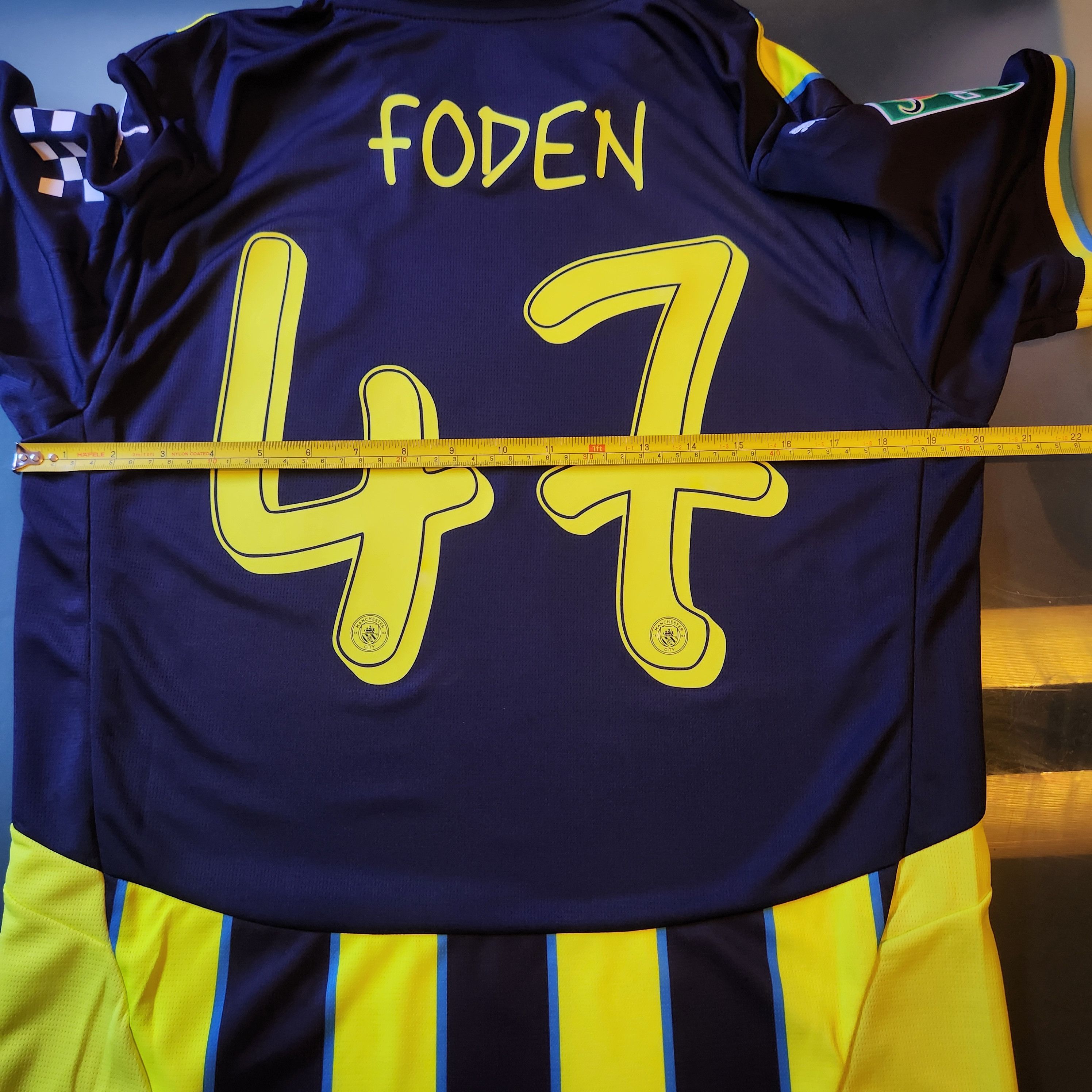 Puma Authentic Manchester City FODEN 2024-2025 24/25 Away Carabao Size US M / EU 48-50 / 2 - 15 Thumbnail