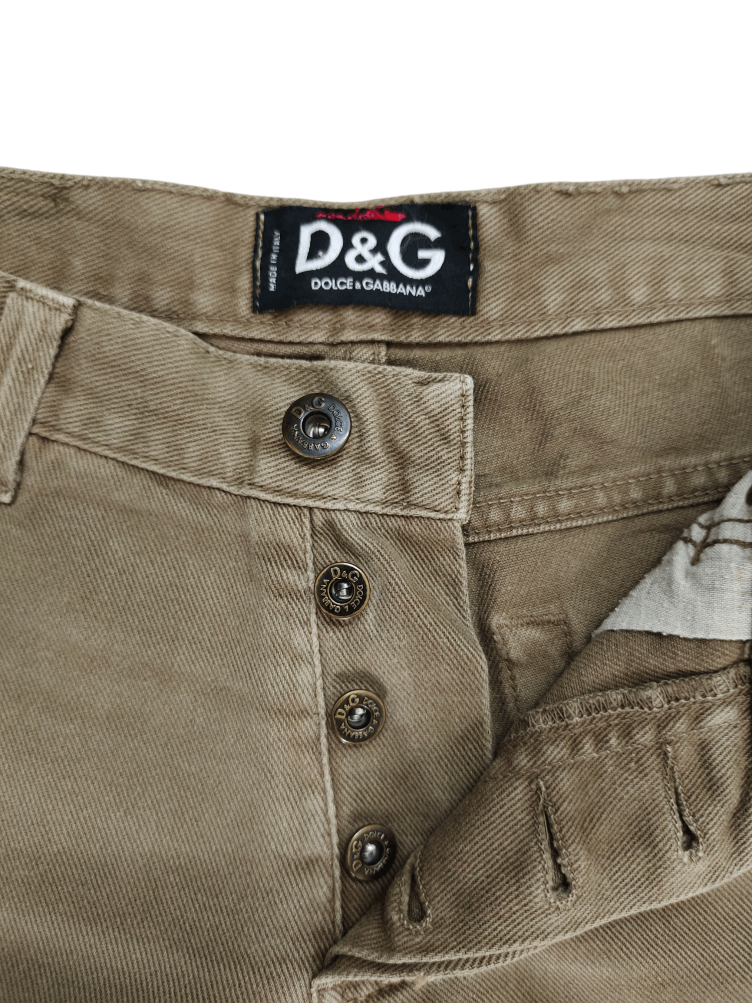 Dolce & Gabbana Dolce & Gabbana Brown Faded Distress Denim Pants Size US 32 / EU 48 - 16 Thumbnail
