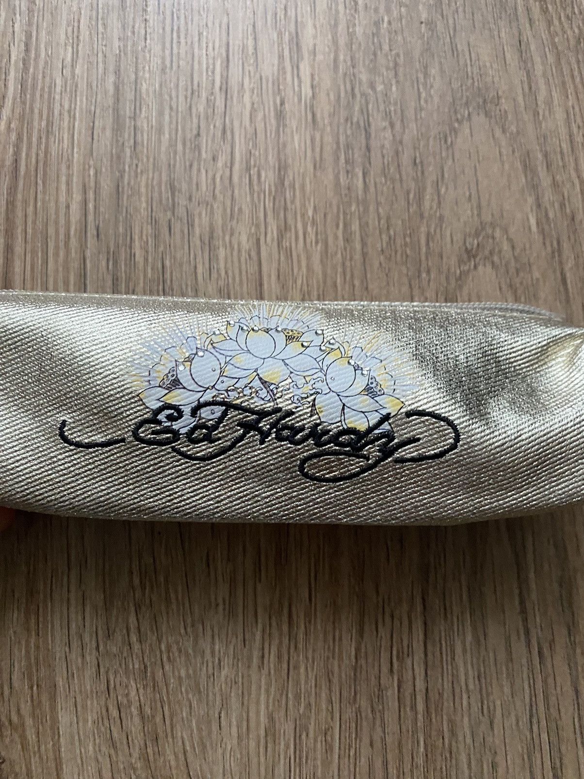 Ed Hardy × Vintage Vintage Ed hardy small mini gold bag Size ONE SIZE - 2 Thumbnail