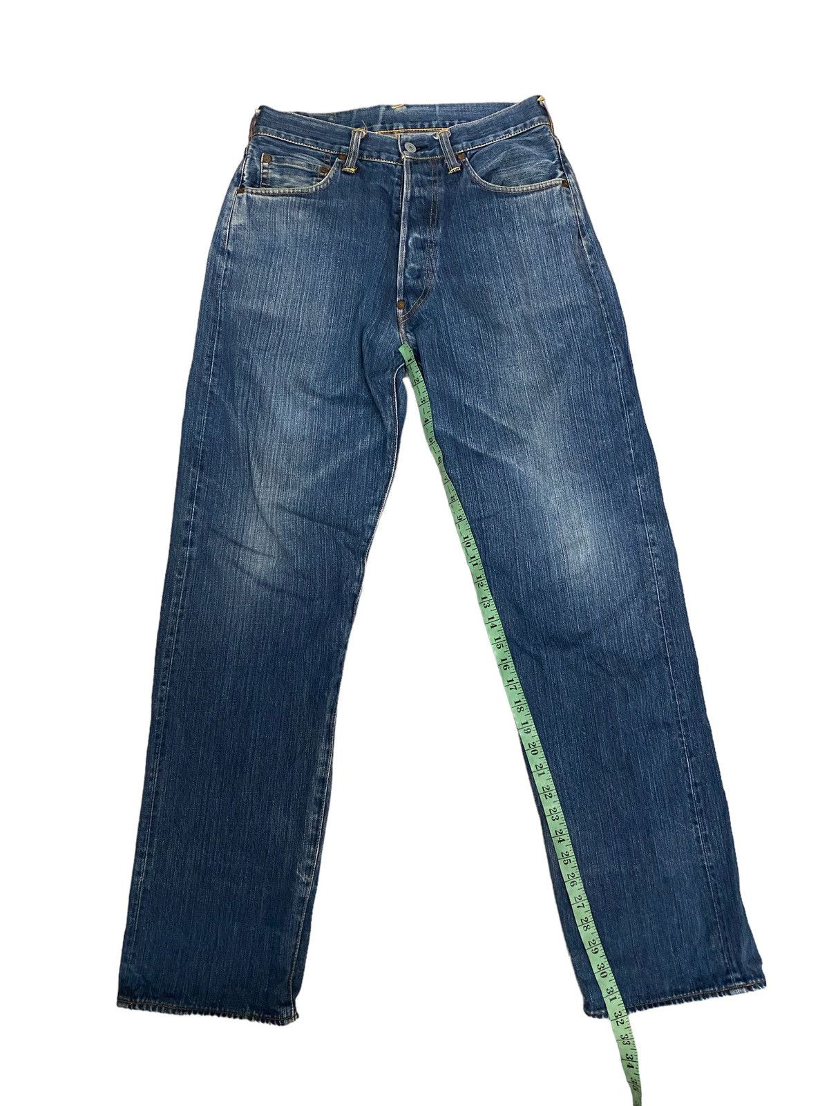 offer Vintage Evisu Distress Denim Jeans