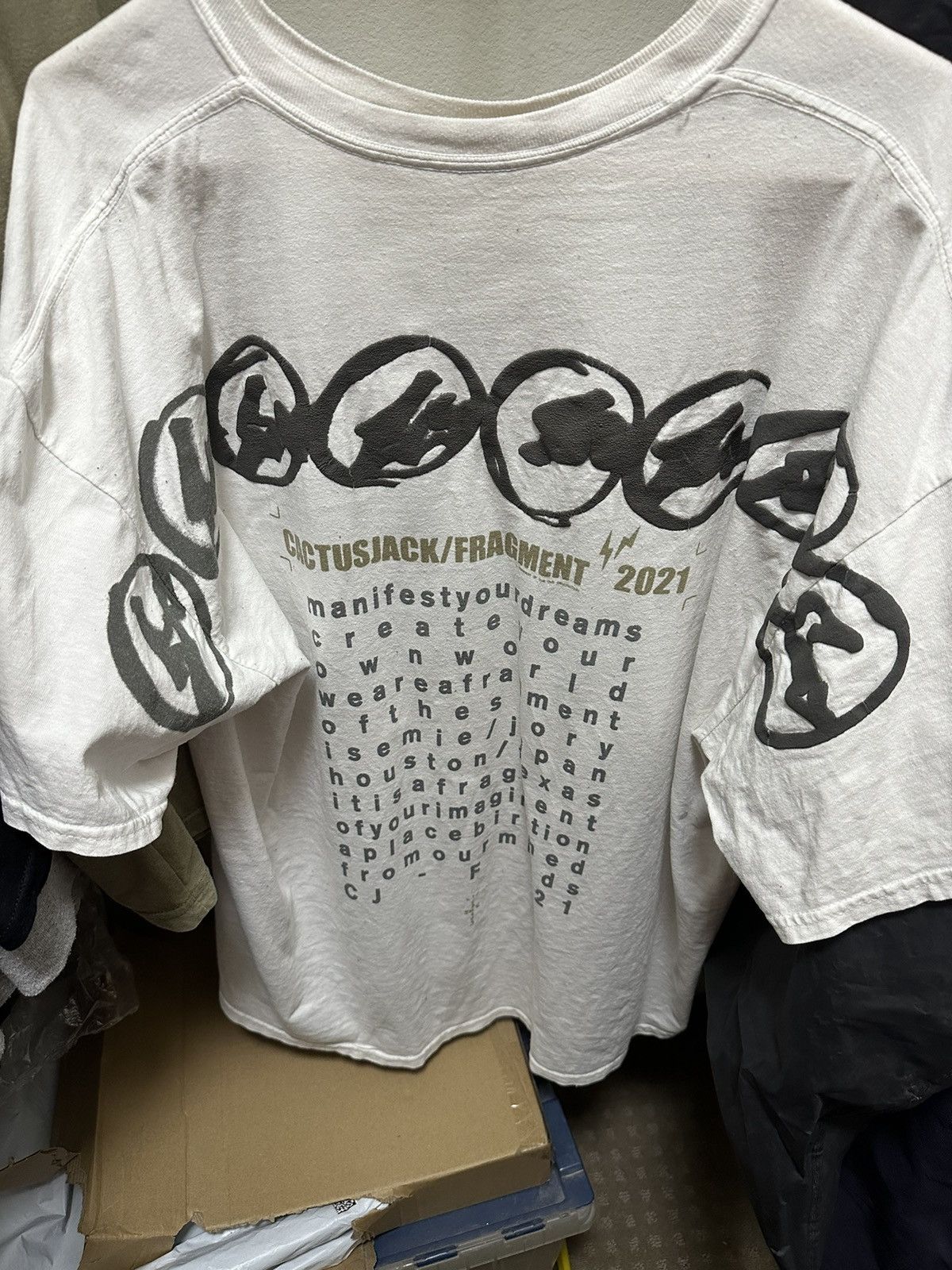 Nike × Travis Scott Travis Scott Fragment Shirt Size US XL / EU 56 / 4 - 3 Thumbnail