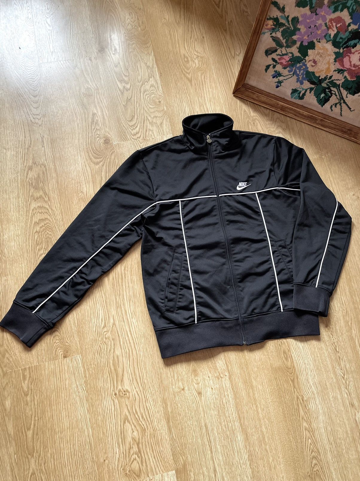 Nike × Vintage Vintage Y2K Nike Drill Track Suit Zip Jacket Pants Size US M / EU 48-50 / 2 - 5 Thumbnail