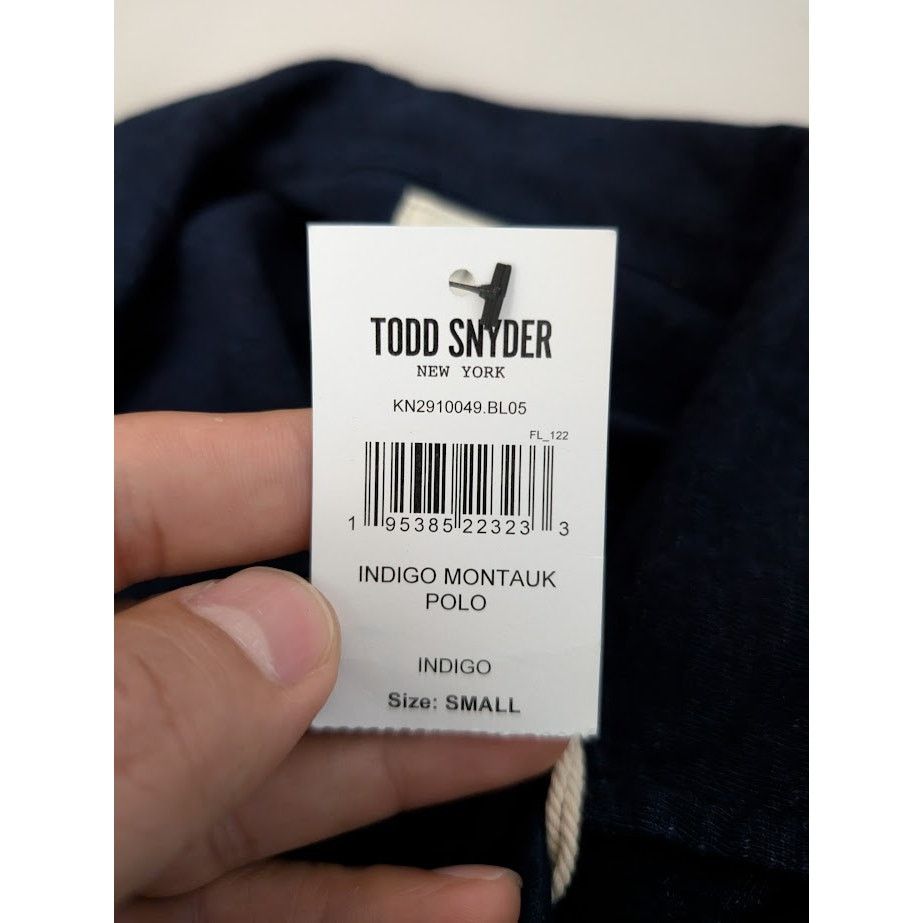 Todd Snyder o1rshd1 CC20 Montauk Polo Shirt in Indigo Size US S / EU 44-46 / 1 - 11 Thumbnail