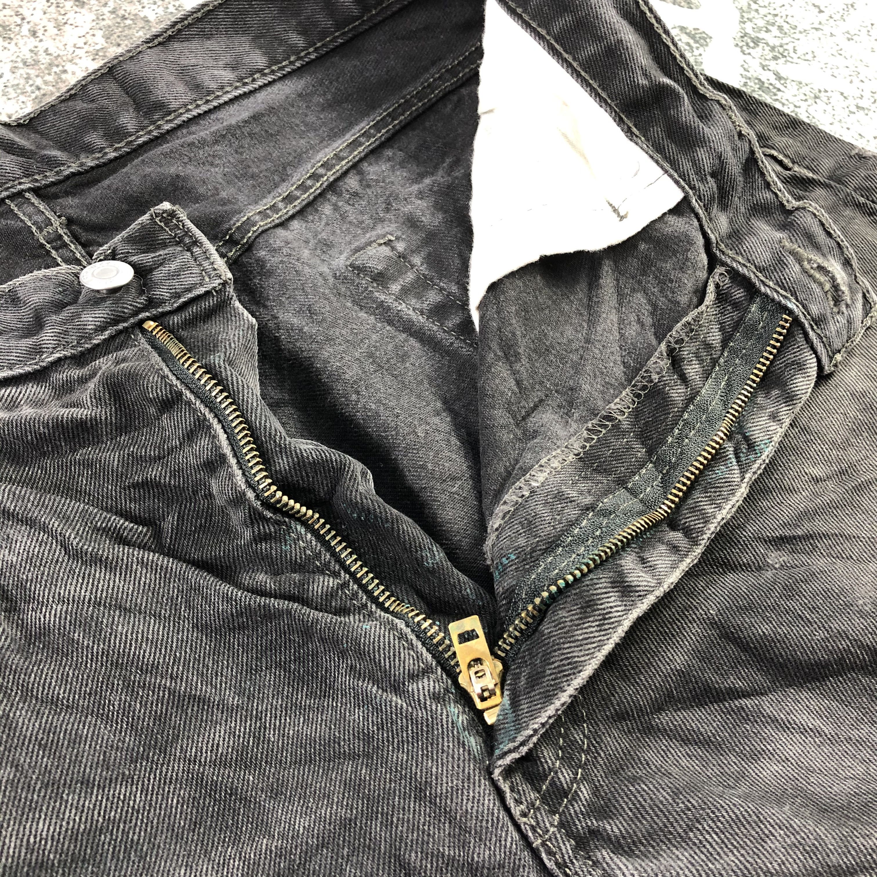 Levi's Vintage Levis 505 Jeans Faded Black Denim KJ1394 Size US 36 / EU 52 - 7 Thumbnail