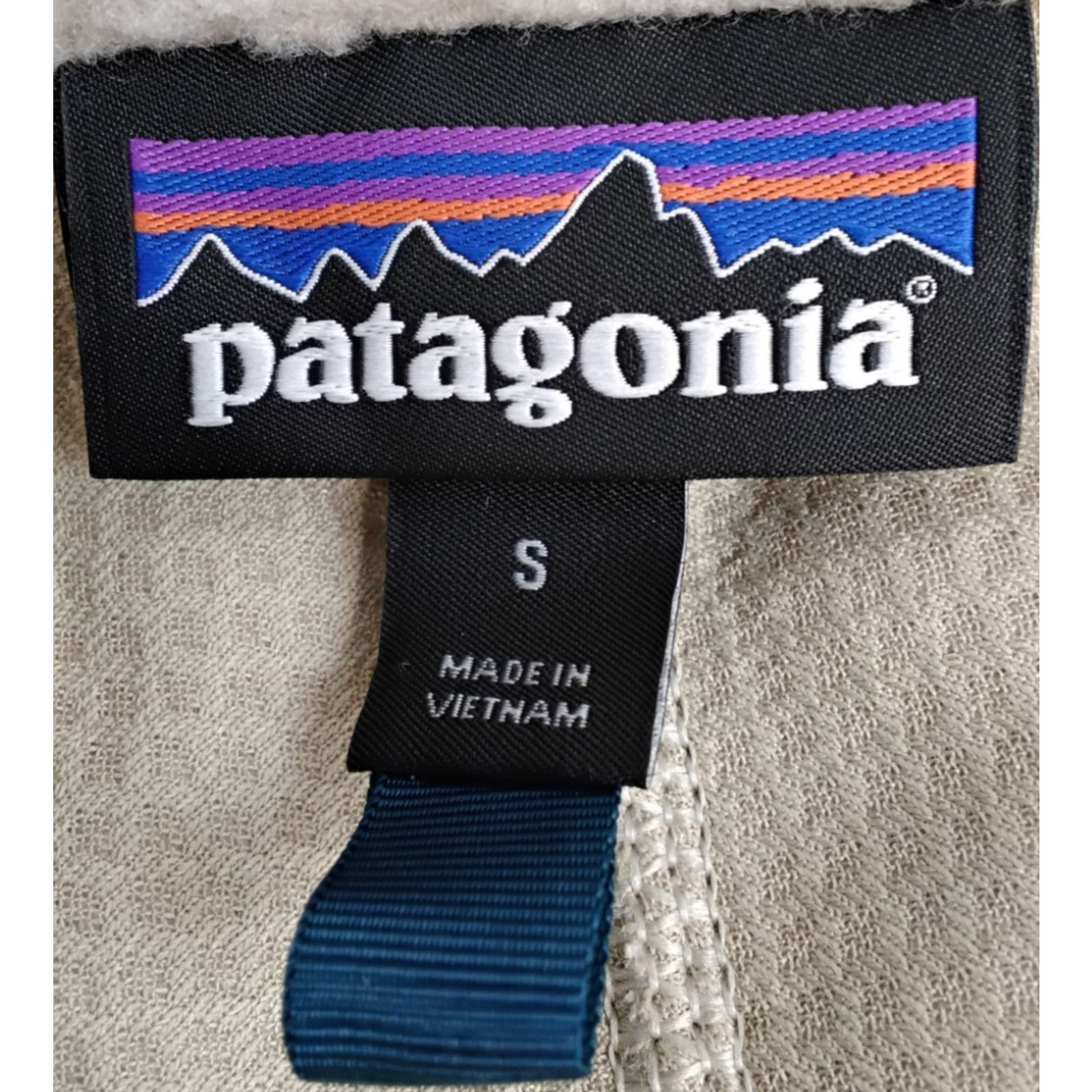 Patagonia Patagonia Deep Pile Vest Men's S Oatmeal/Blue Full Zip Size US S / EU 44-46 / 1 - 9 Thumbnail