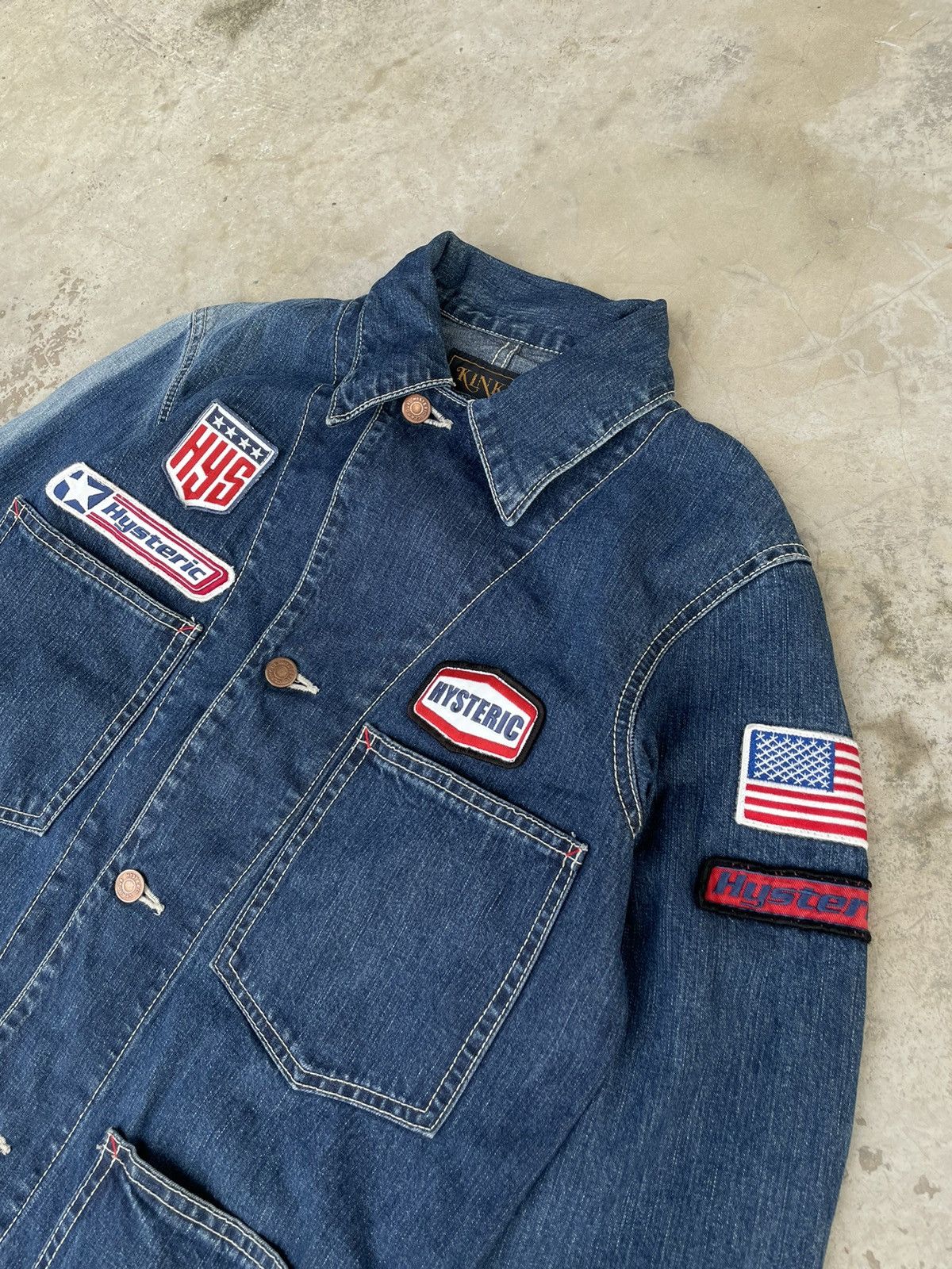 Hysteric Glamour Vintage Hysteric Glamour Jeans Chore Jacket Denim Size US M / EU 48-50 / 2 - 3 Thumbnail