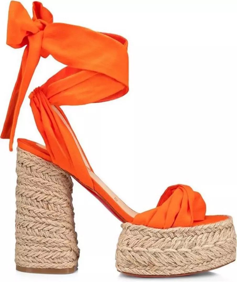 Christian Louboutin o1s1wg110924 Mariza Du Heeled in Red Size US 10 / IT 40 - 1 Thumbnail