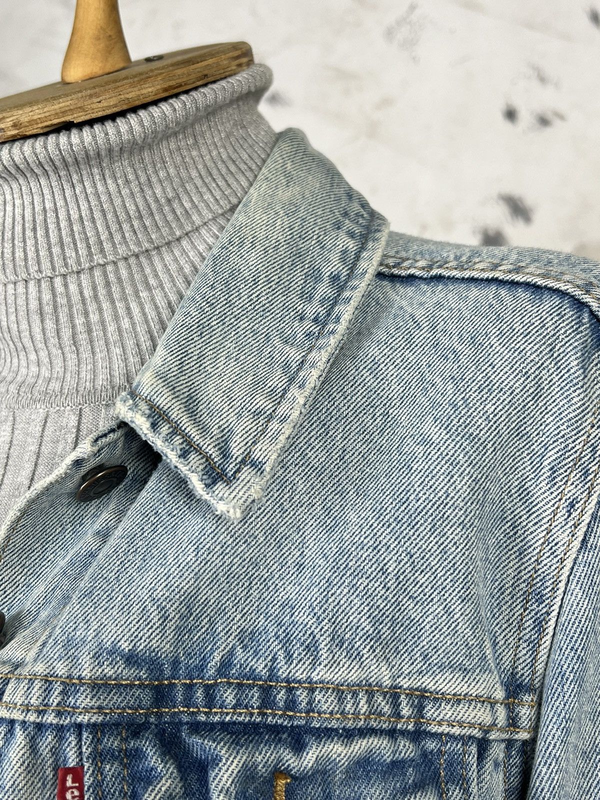Levi's Vintage Levis Jeans Jacket Size S - M Size M / US 6-8 / IT 42-44 - 7 Thumbnail