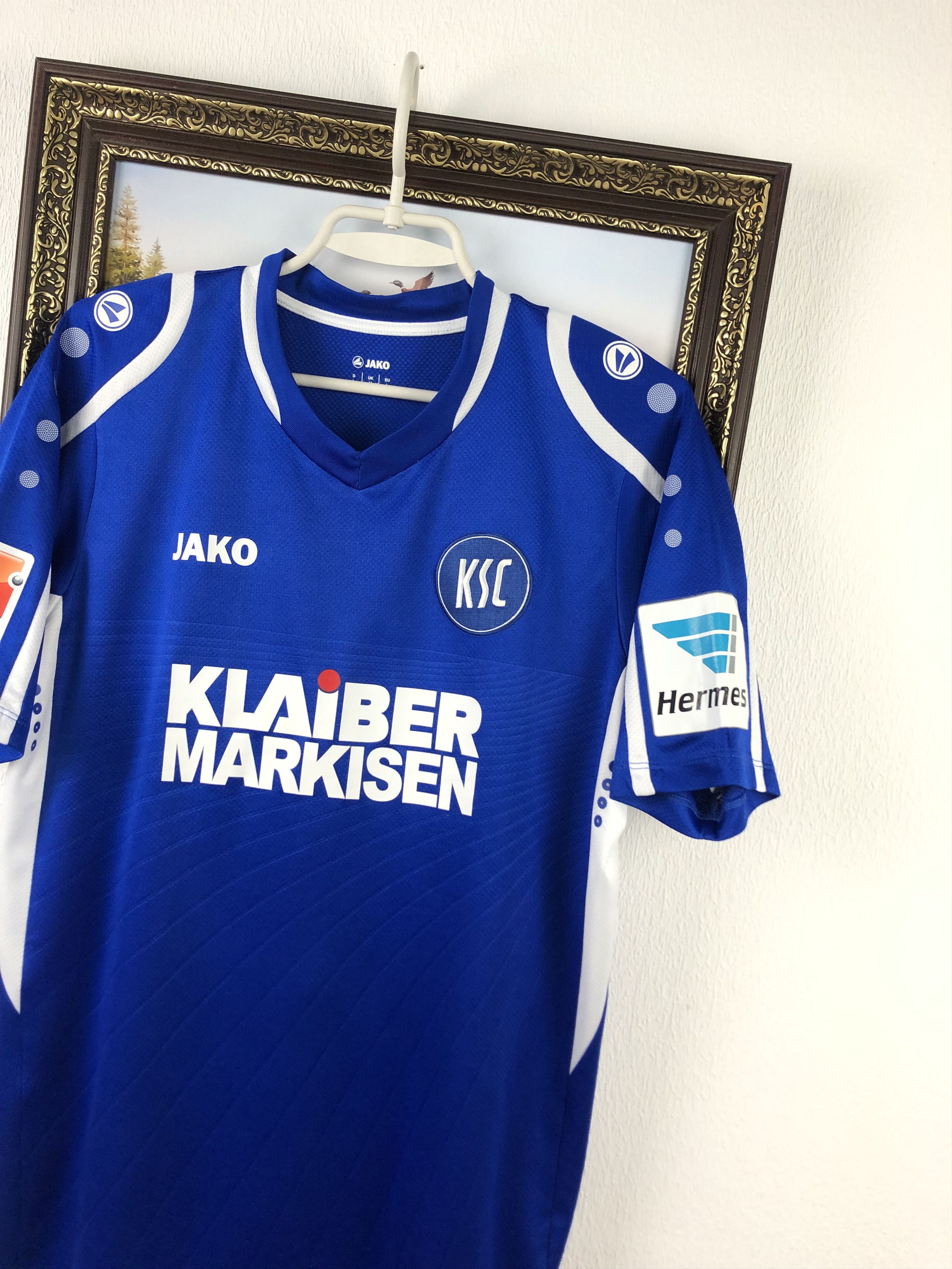 Other Karlsruher shirt Soccer Jersey #20 Sallahi Match Worn Size US L / EU 52-54 / 3 - 6 Thumbnail