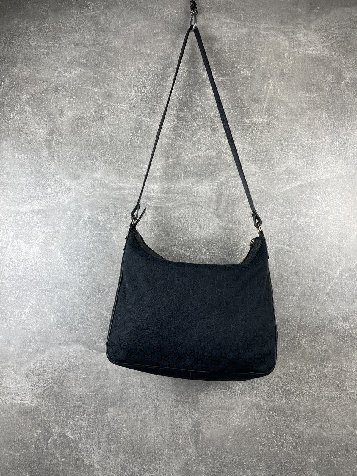 Gucci × Tom Ford × Vintage Gucci Guccissima 00s Leather Black Shoulders Tote Bag Size ONE SIZE - 7 Thumbnail