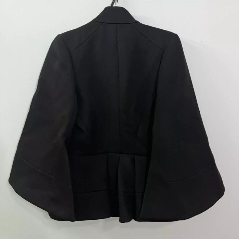 Alexander McQueen Alexander Mcqueen Black coat Size M / US 6-8 / IT 42-44 - 2 Thumbnail