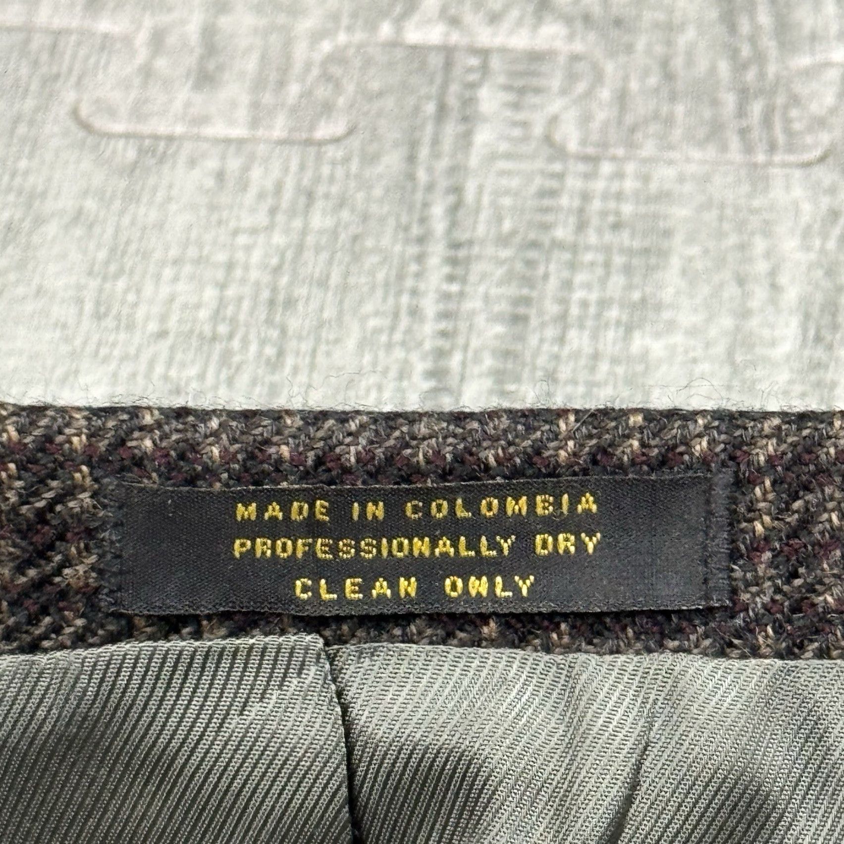 Oscar De La Renta VINTAGE Oscar de la Renta Men's Wool Blazer Sport Coat Houndstooth Gray 40R Classic 90s Size 40R - 5 Thumbnail