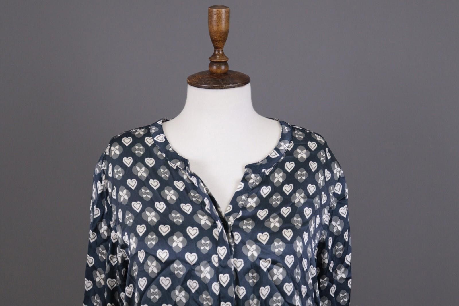 Designer Princess Goes Hollywood Gray Button Dwon Silk Shirt Sz 42 Size M / US 6-8 / IT 42-44 - 2 Thumbnail
