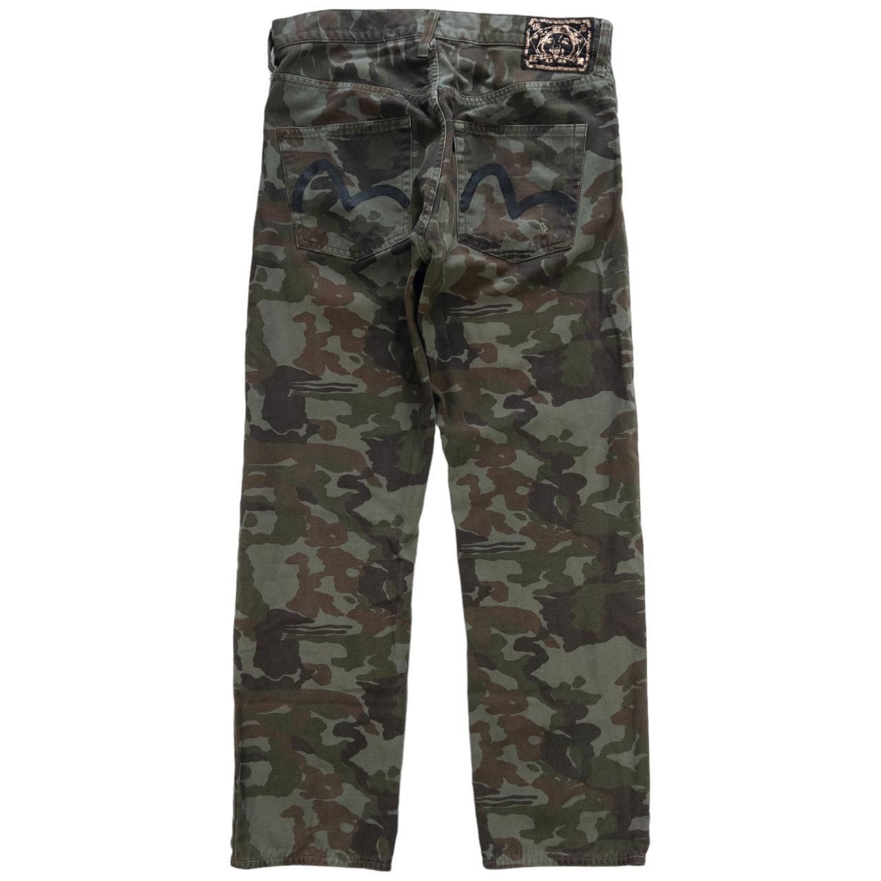 Evisu Vintage Evisu Double Gull Camo Trousers Size W32 Size US 32 / EU 48 - 2 Thumbnail