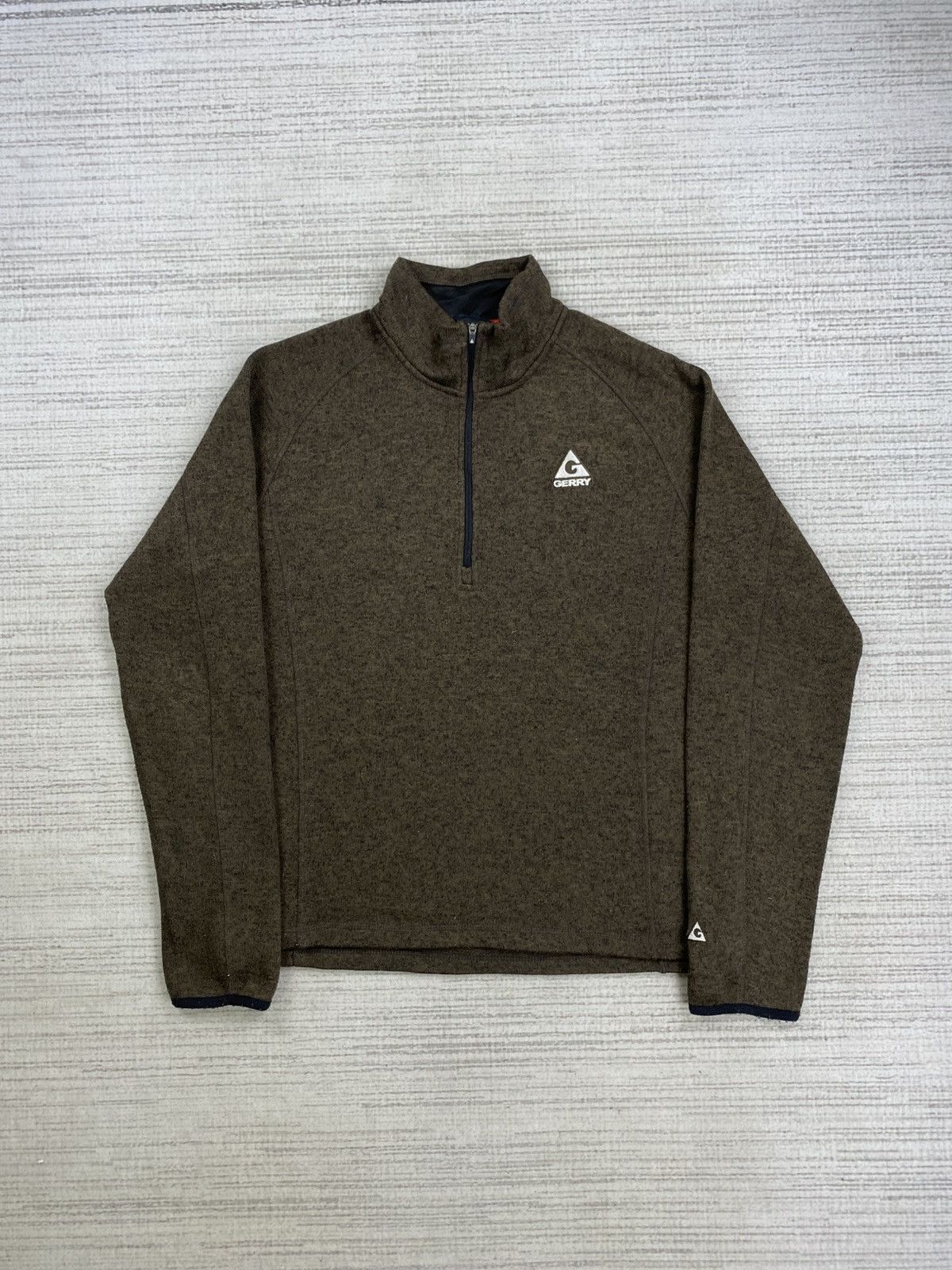 Japanese Brand × Vintage Vintage Gerry Half Zipper Longsleeve Sweatshirt Size US XL / EU 56 / 4 - 1 Thumbnail
