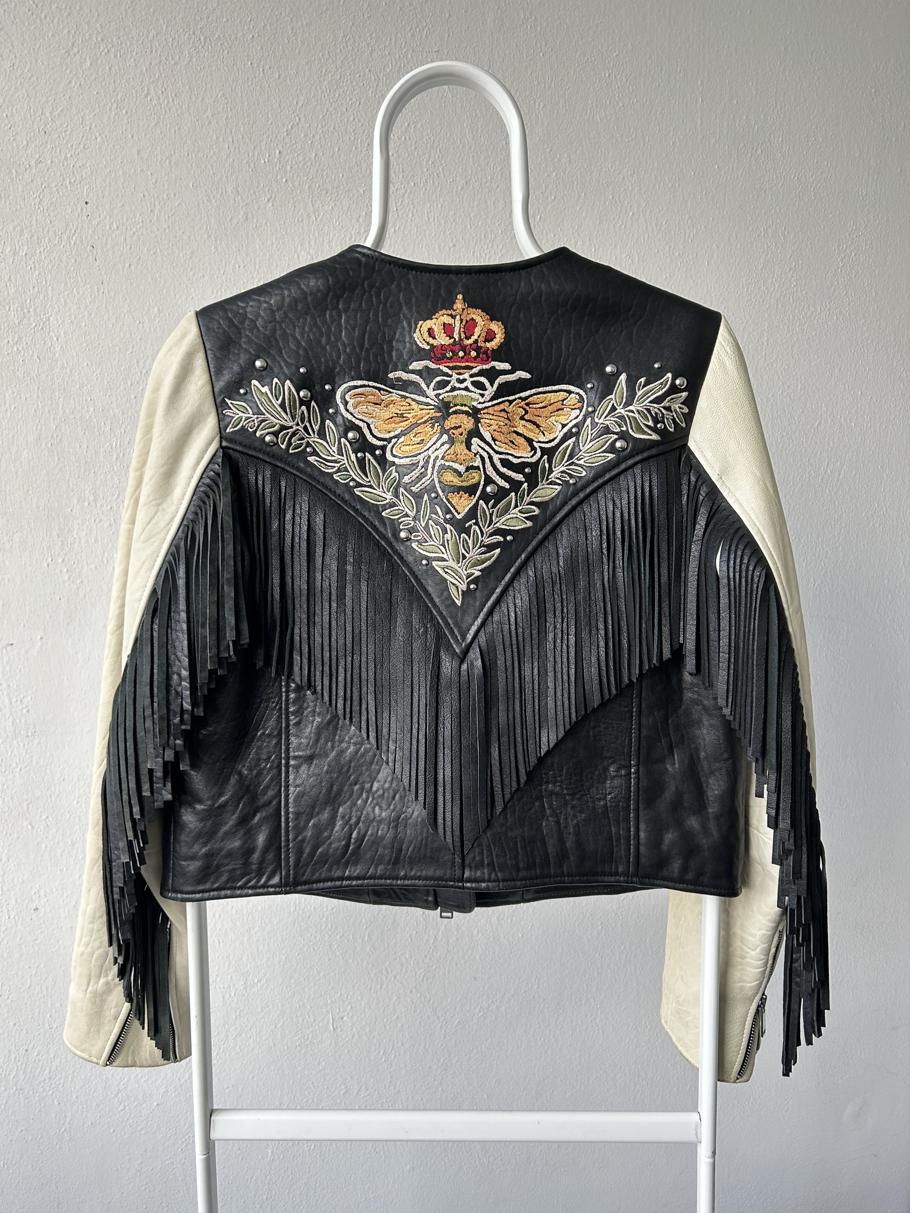 Isabel Marant Isabel Marant fringed embroidered studded lambskin jacket Size S / US 4 / IT 40 - 2 Thumbnail