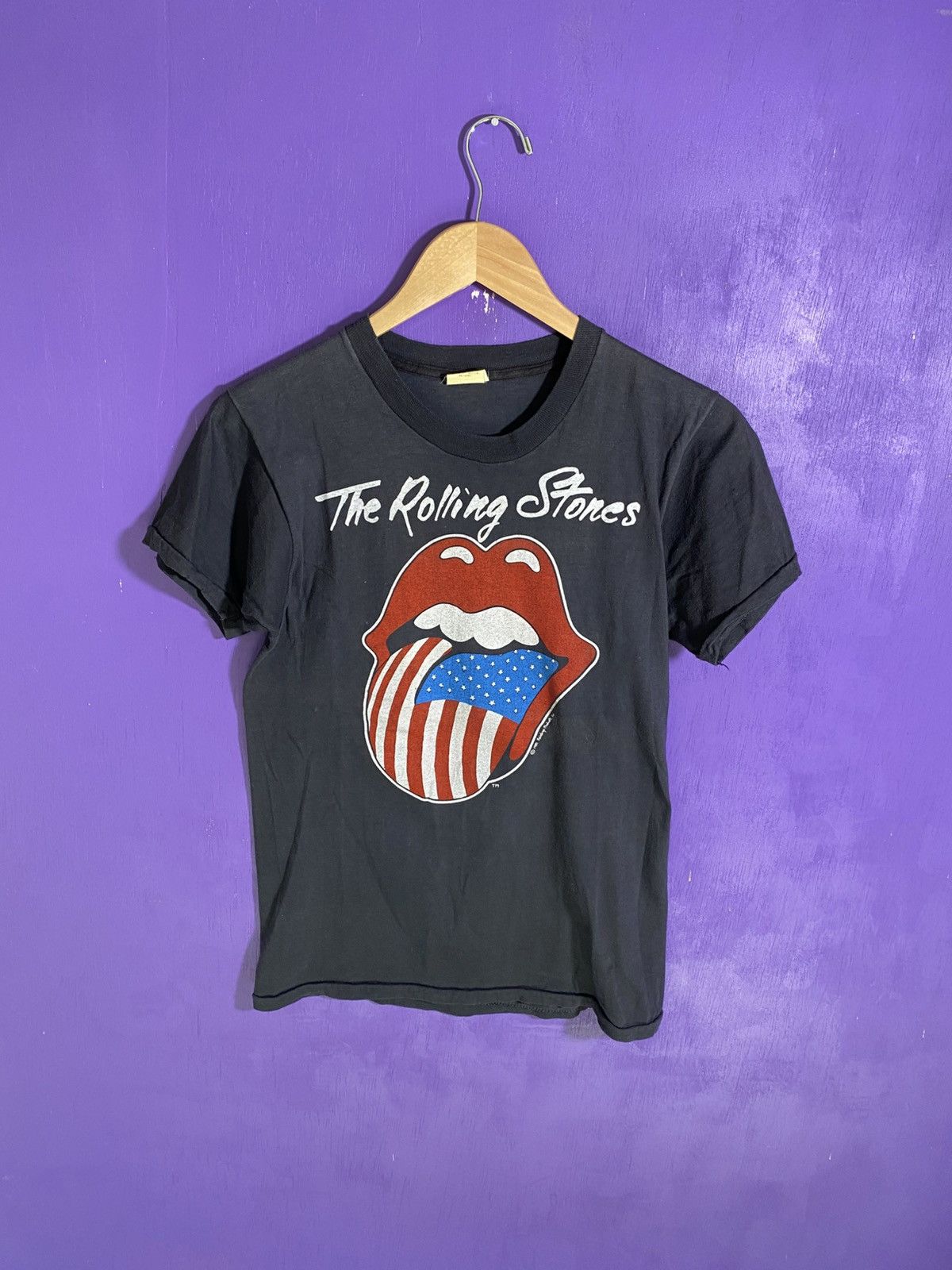 Band Tees × Vintage Vintage 1981 Rolling Stones North American tour tee Size US M / EU 48-50 / 2 - 1 Thumbnail