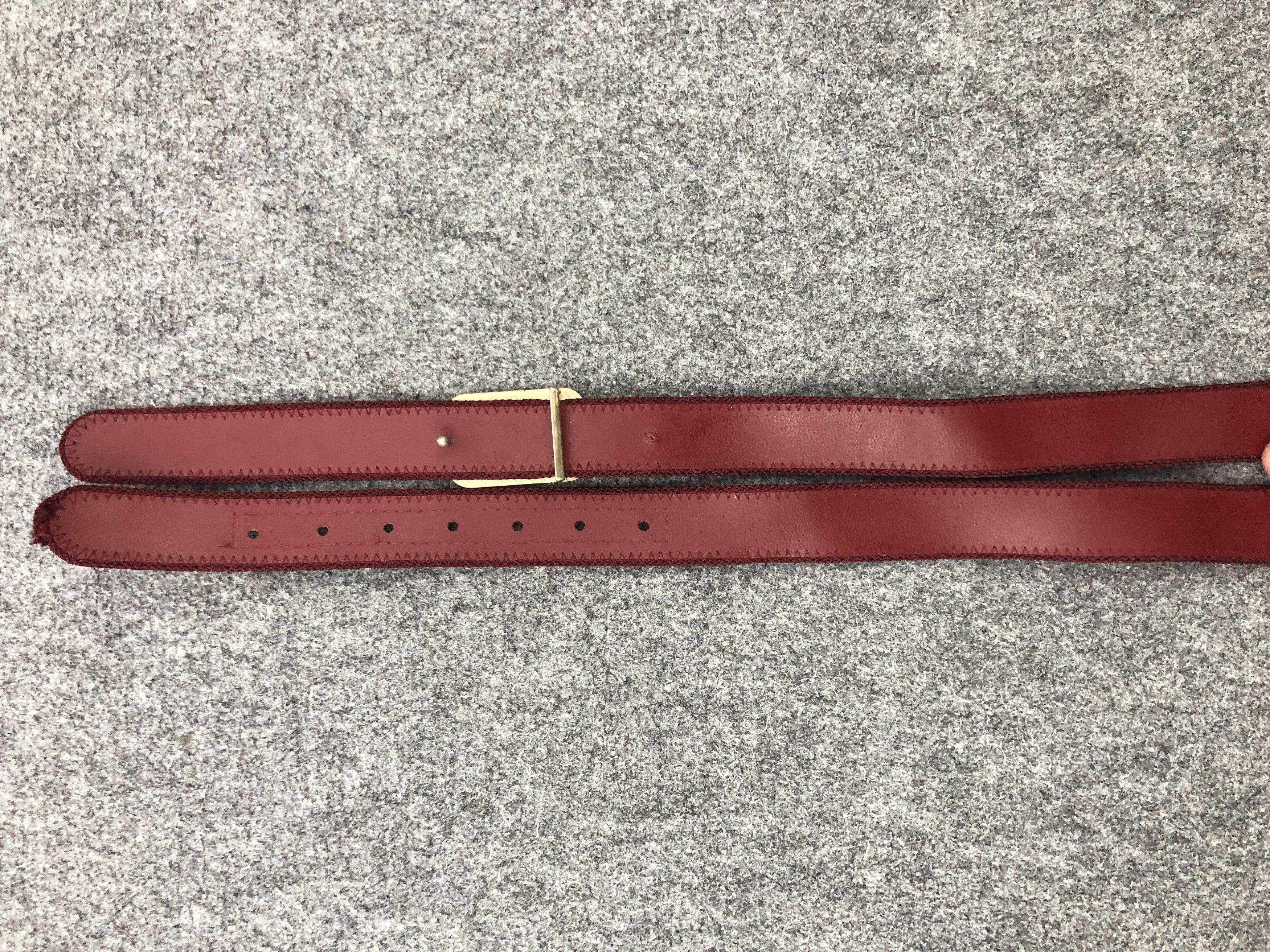 Japanese Brand Vintage Leather Belt Japanese Brand B0018 Size ONE SIZE - 6 Thumbnail